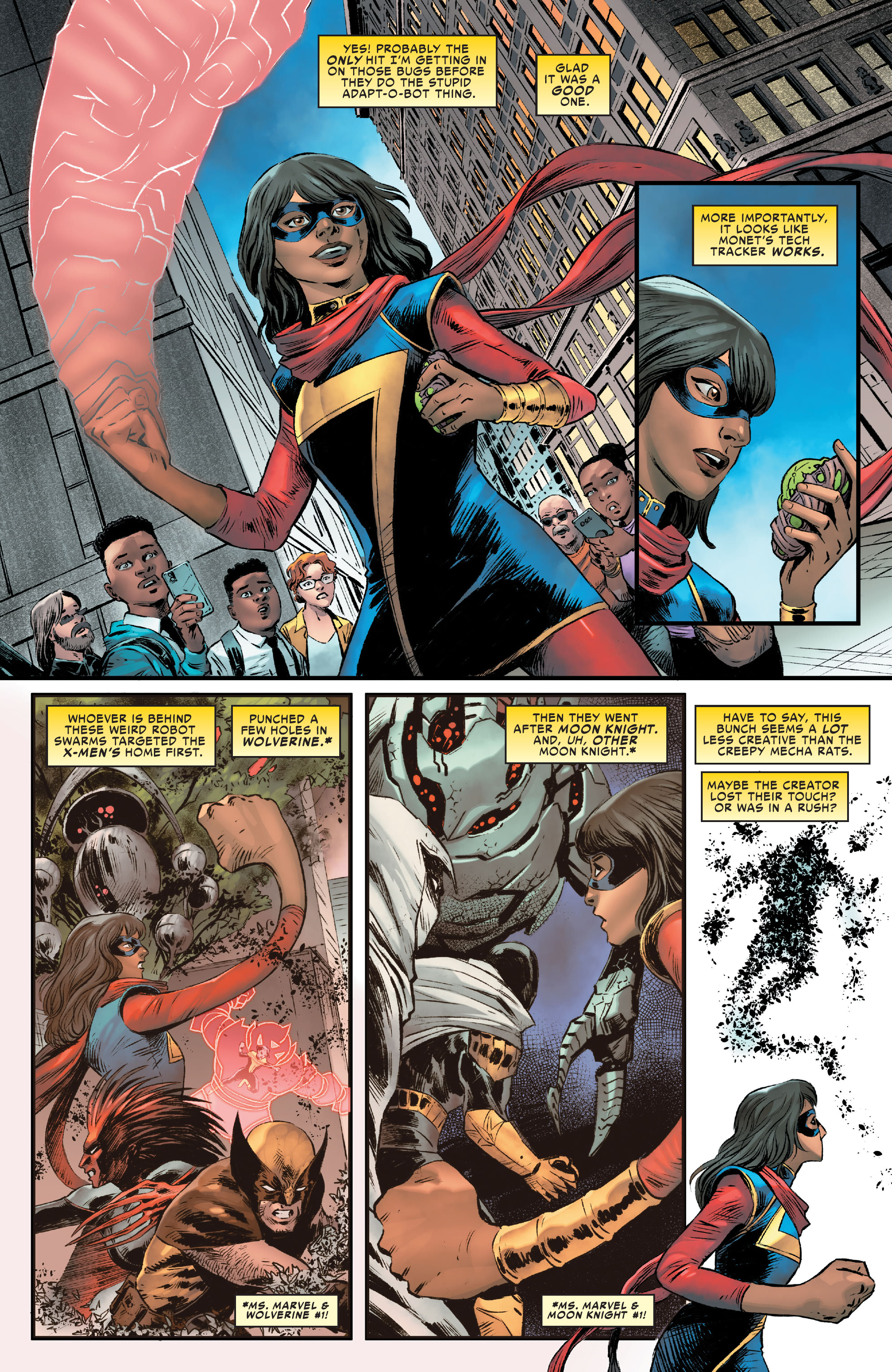 Read online Ms. Marvel & Venom comic -  Issue #1 - 5