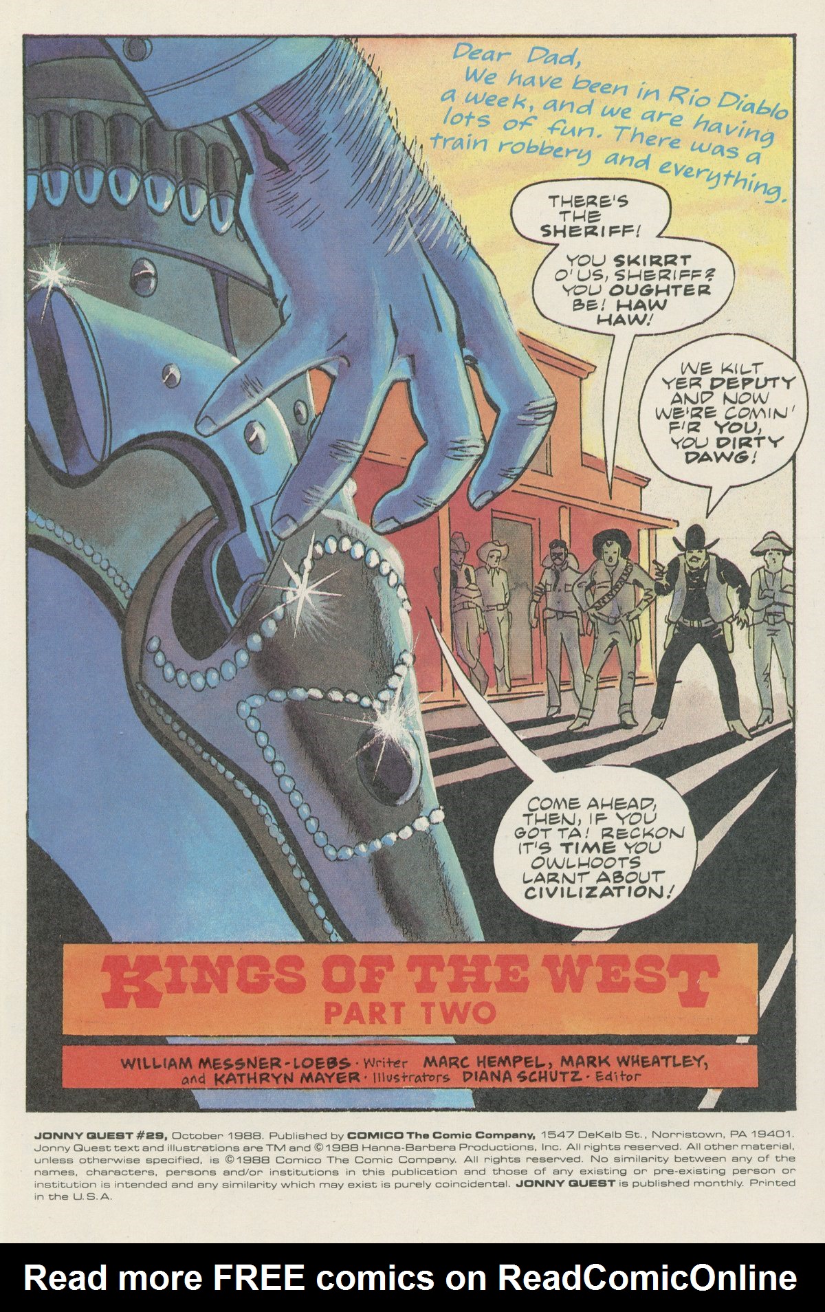 Read online Jonny Quest comic -  Issue #29 - 3