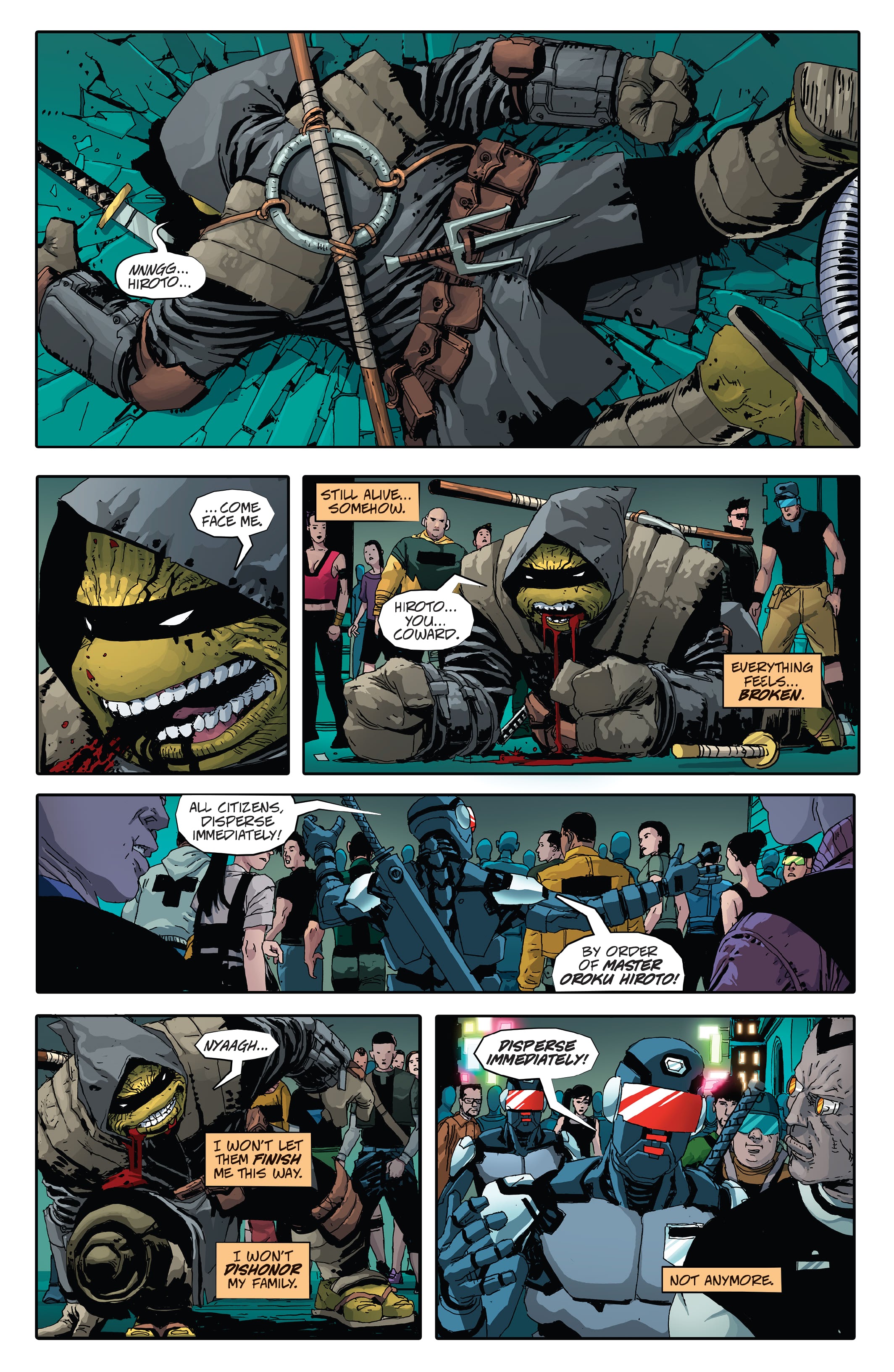 Read online Teenage Mutant Ninja Turtles: The Last Ronin comic -  Issue # _Director's Cut - 32