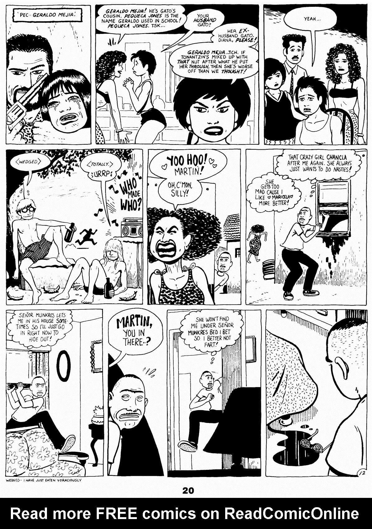 Read online Love and Rockets (1982) comic -  Issue #21 - 22