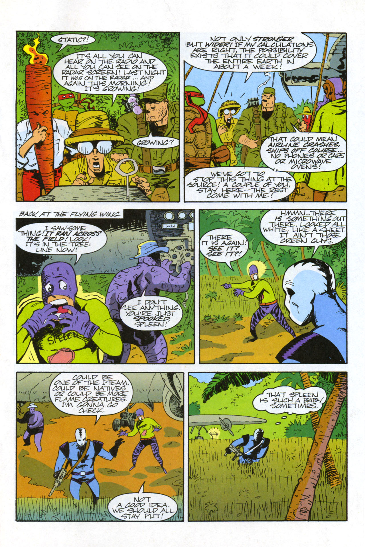 Read online Teenage Mutant Ninja Turtles/Flaming Carrot Crossover comic -  Issue #3 - 17