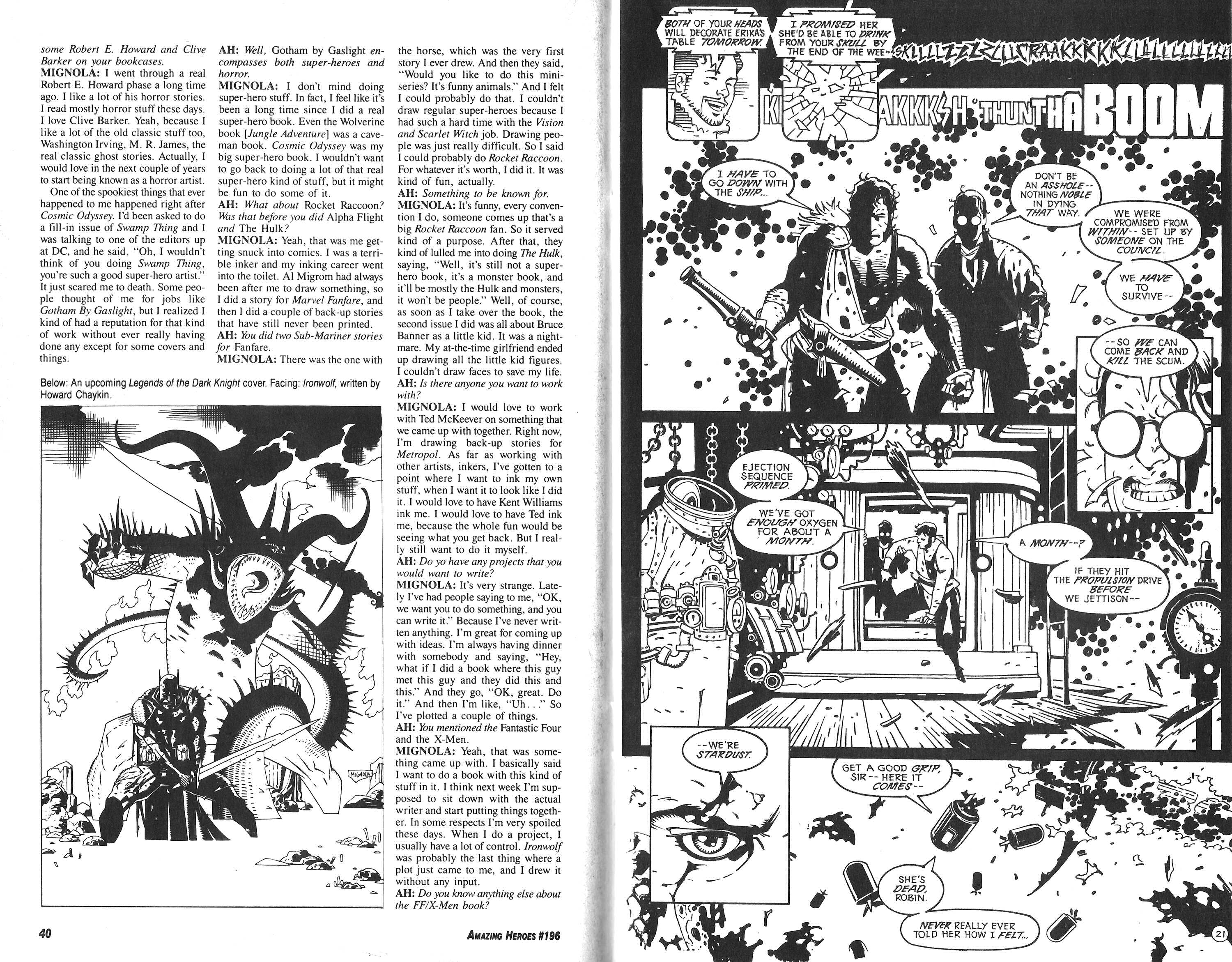 Read online Amazing Heroes comic -  Issue #196 - 21