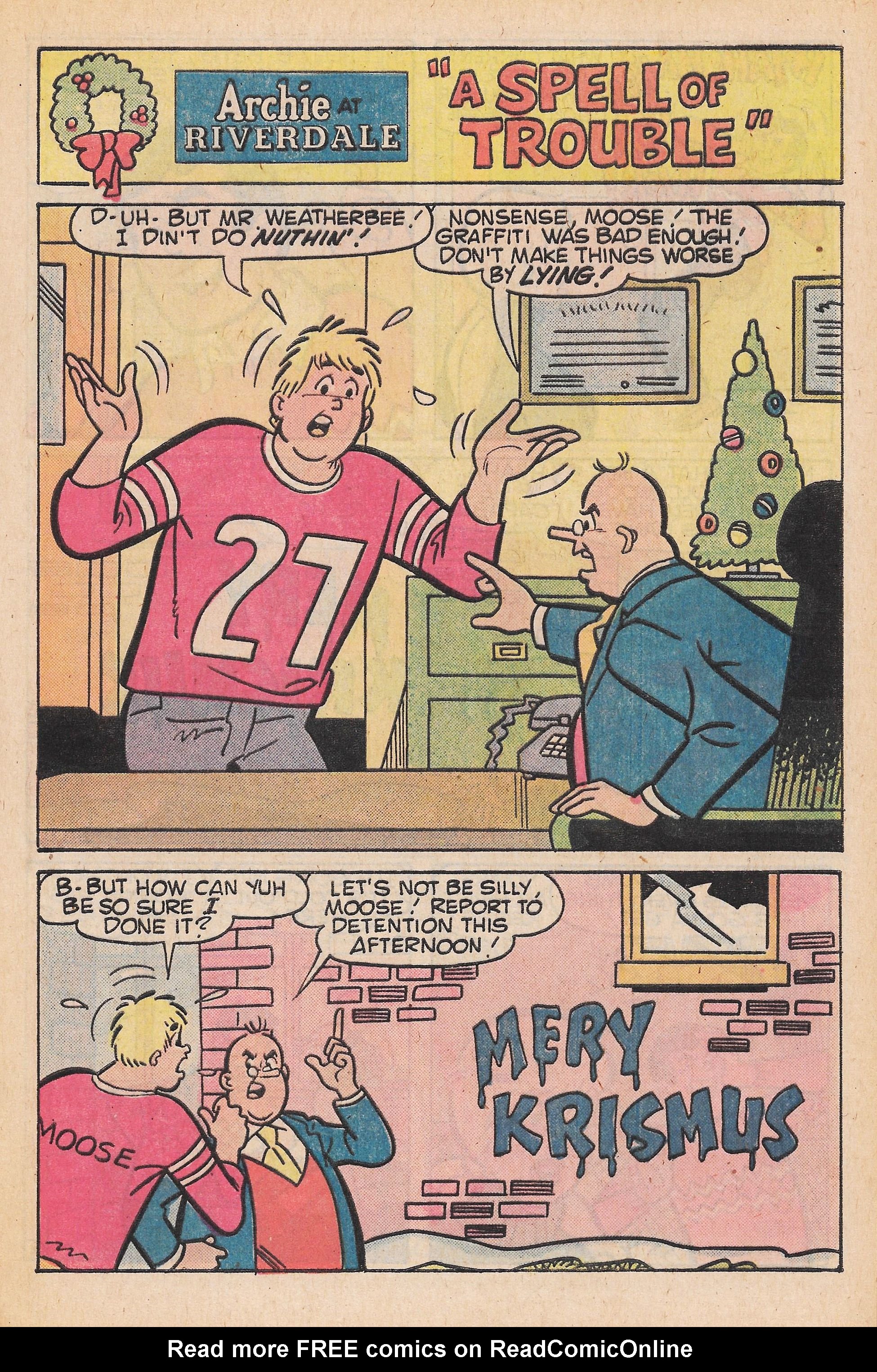 Read online Archie at Riverdale High (1972) comic -  Issue #90 - 29