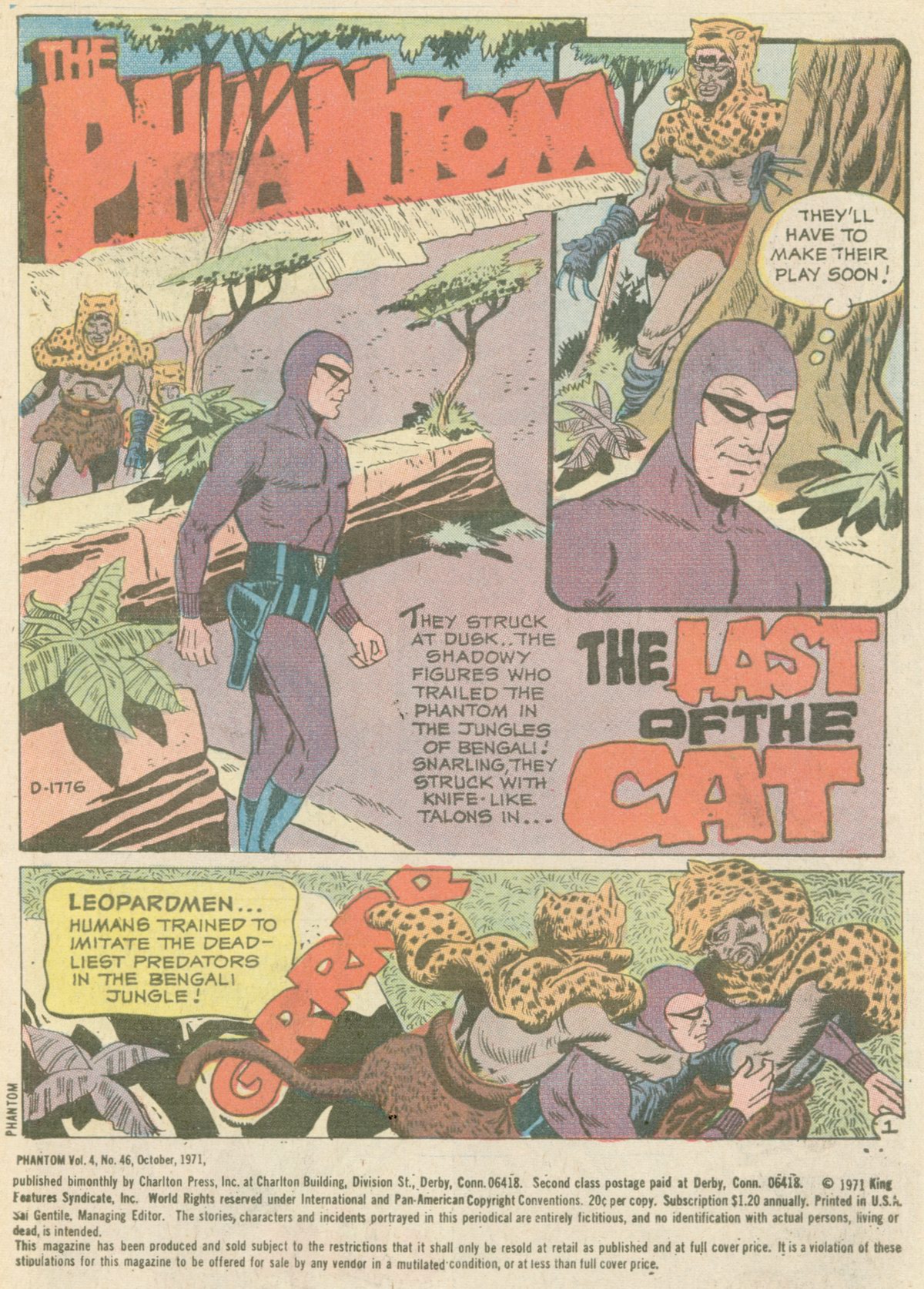 Read online The Phantom (1969) comic -  Issue #46 - 2