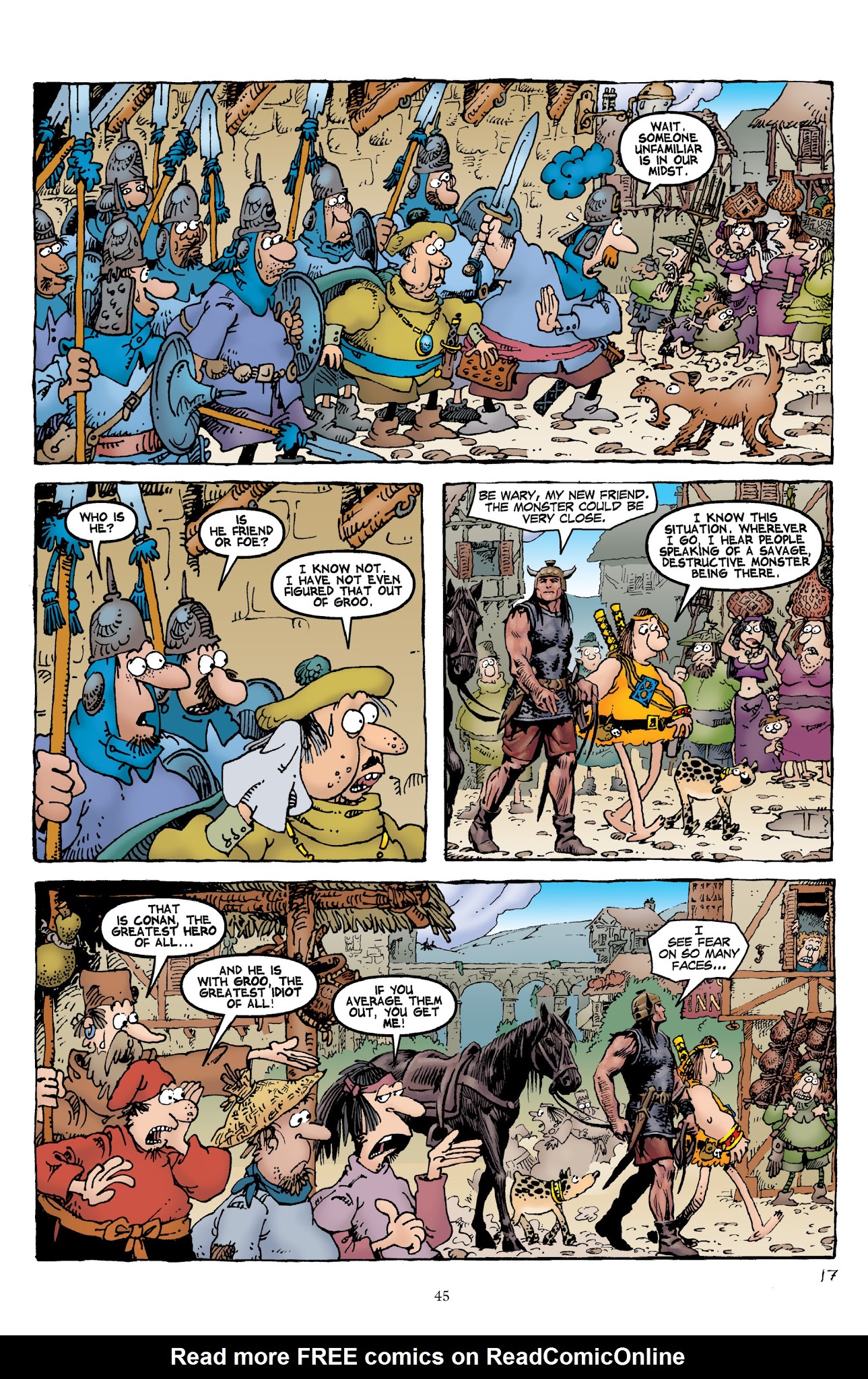 Read online Groo vs. Conan comic -  Issue # TPB - 47