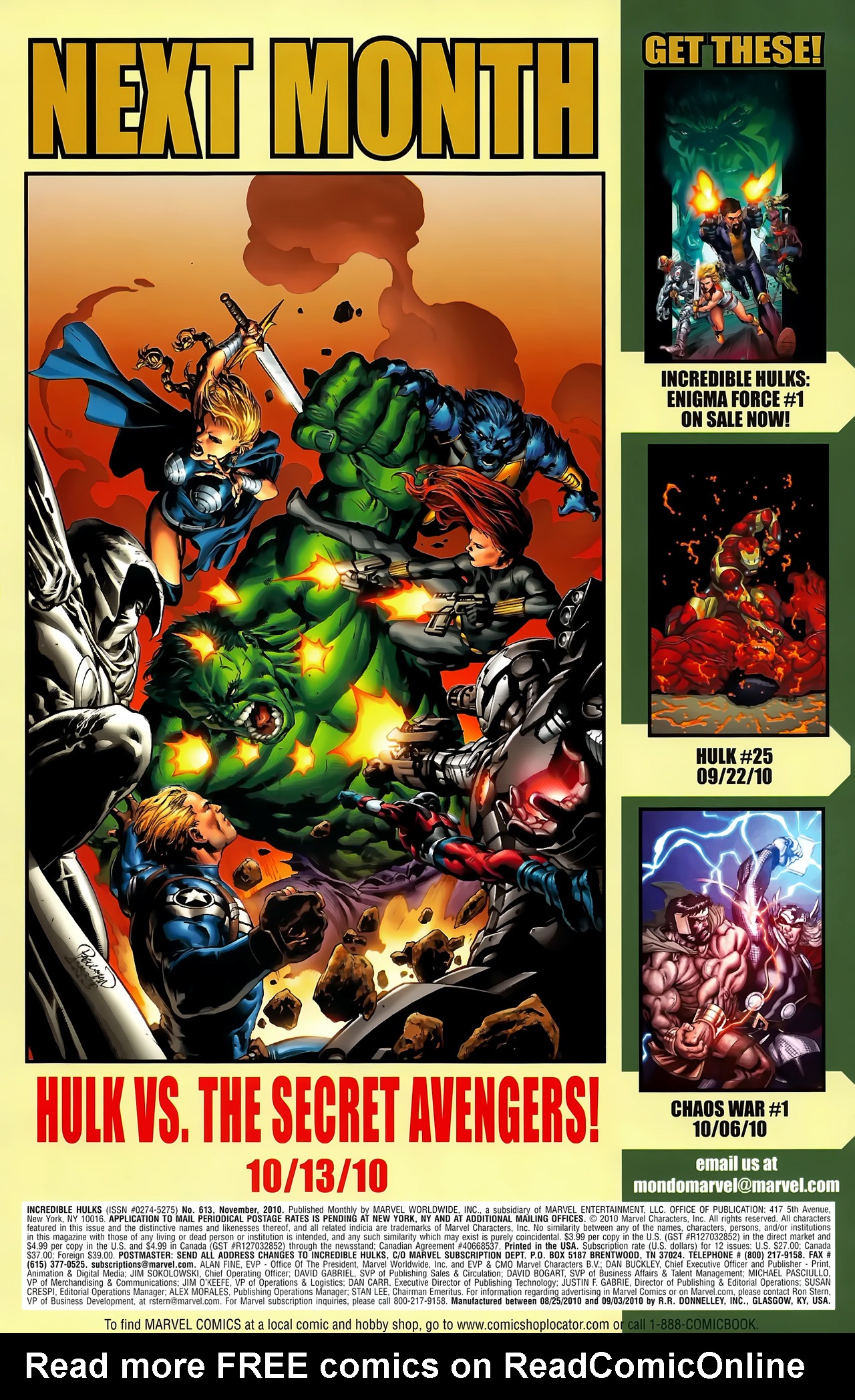 Read online Incredible Hulks (2010) comic -  Issue #613 - 34