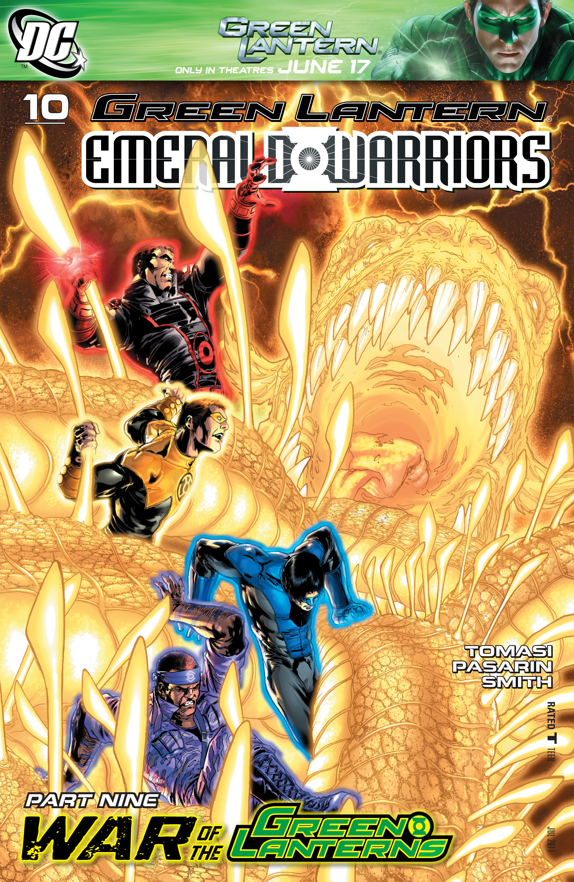 Read online Green Lantern: Emerald Warriors comic -  Issue #10 - 1