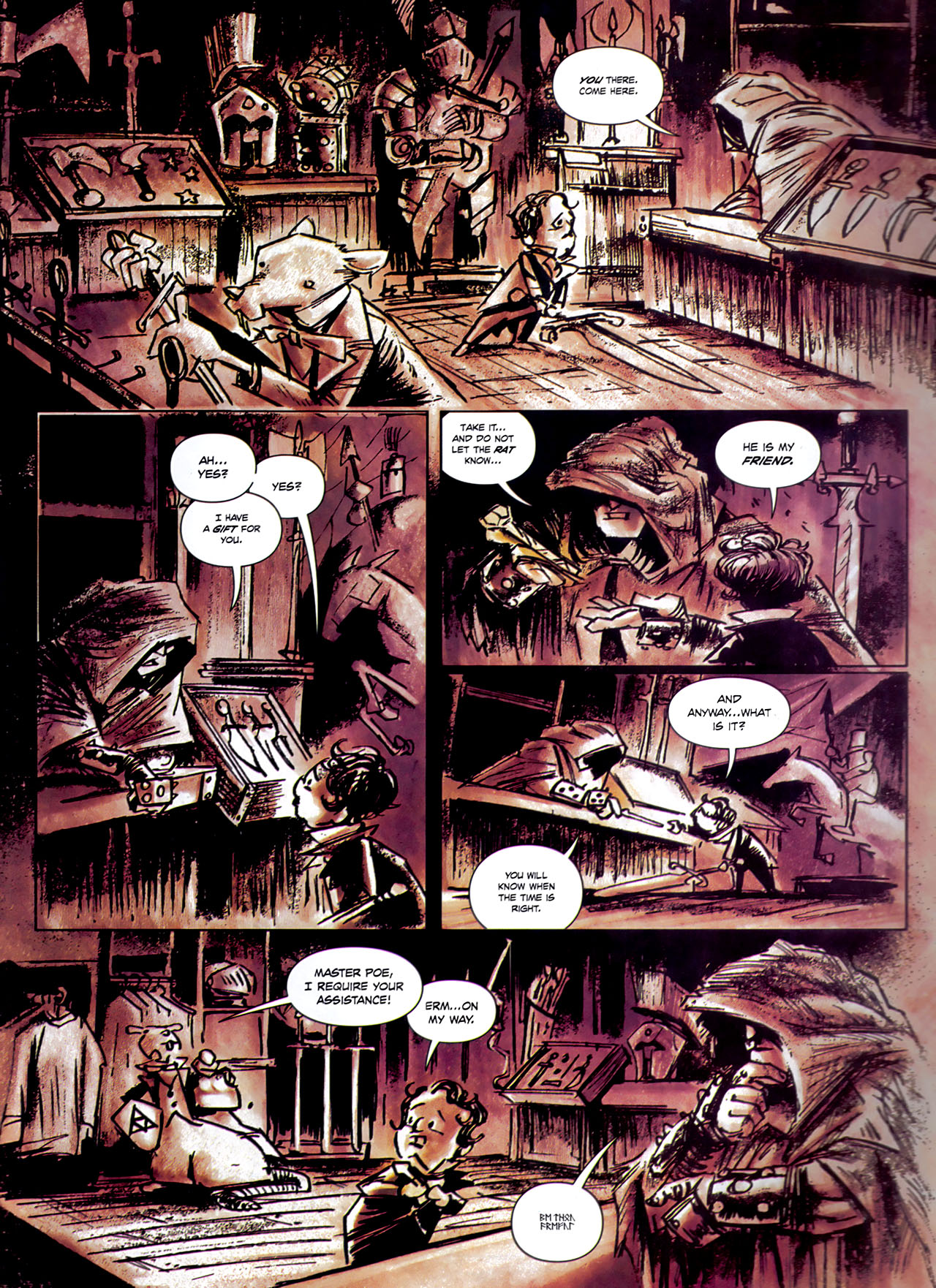 Read online The Surreal Adventures of Edgar Allan Poo comic -  Issue # TPB 1 - 17