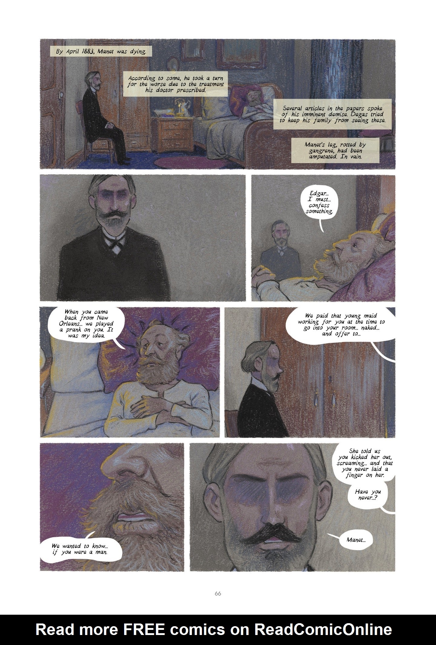 Read online Degas and Cassatt: The Dance of Solitude comic -  Issue # TPB - 65