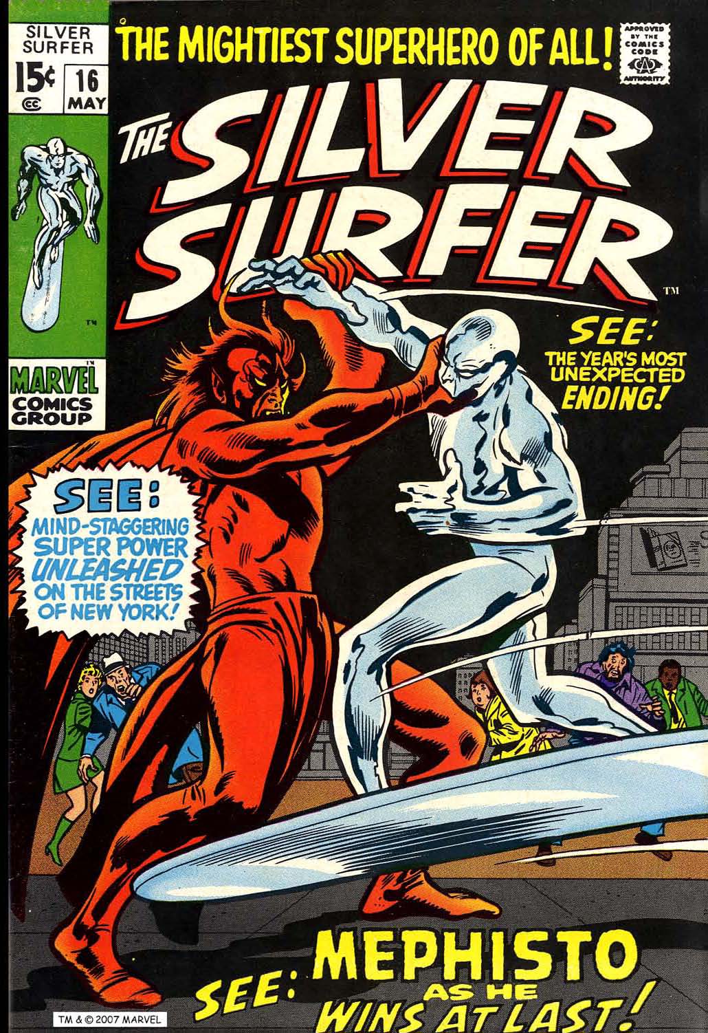 Read online Silver Surfer (1968) comic -  Issue #16 - 1