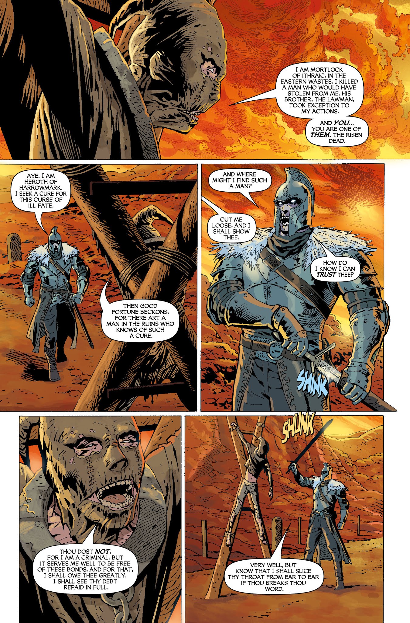 Read online Dark Souls: Legends of the Flame comic -  Issue #1 - 10