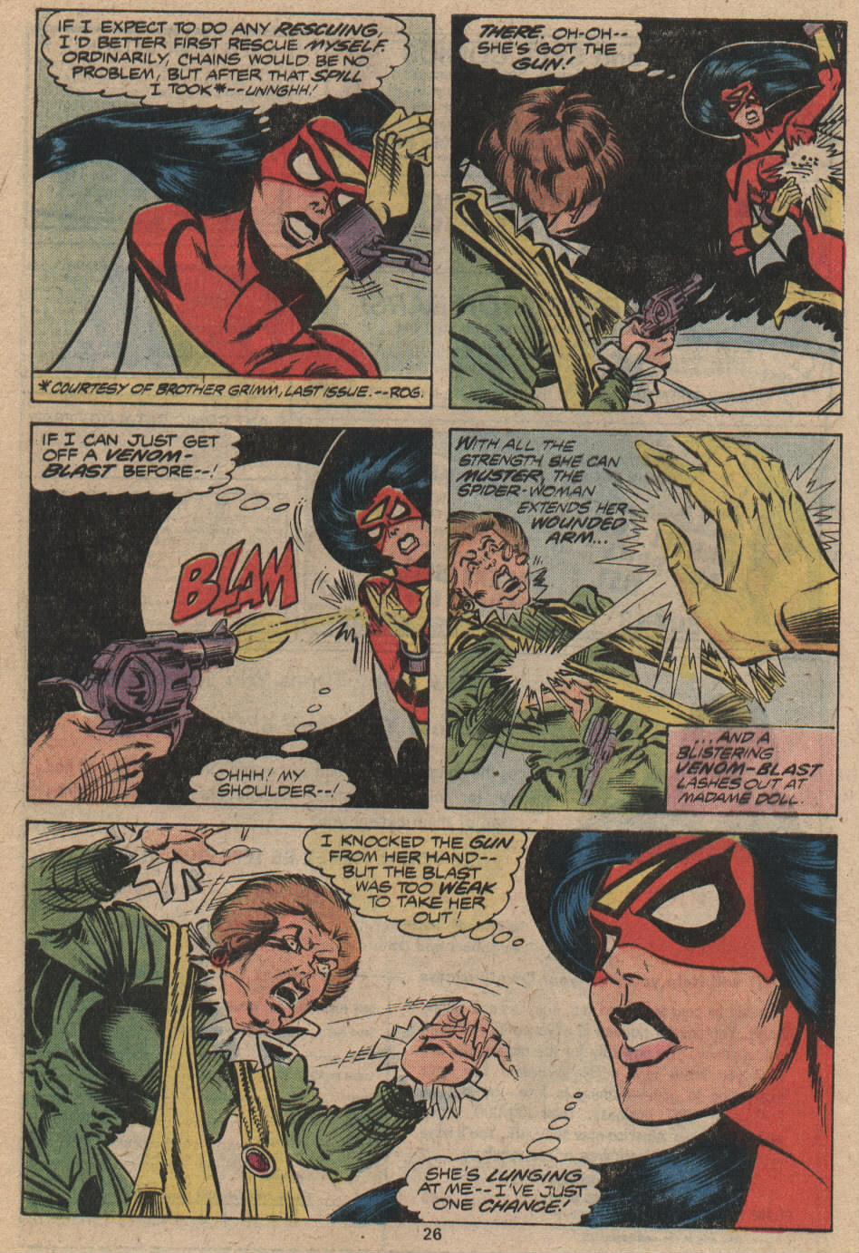 Read online Spider-Woman (1978) comic -  Issue #12 - 16