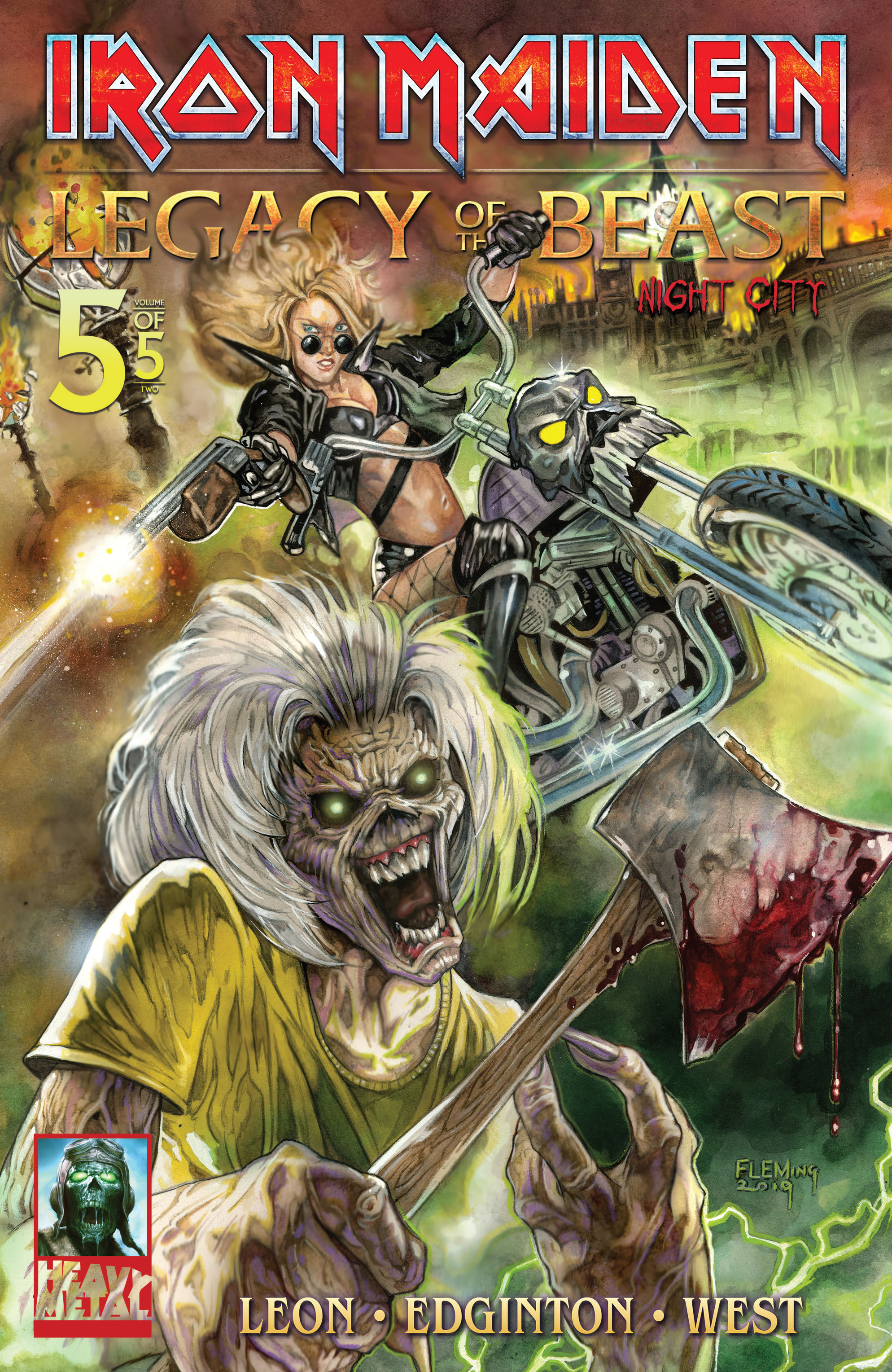 Read online Iron Maiden: Legacy of the Beast - Night City comic -  Issue #5 - 1