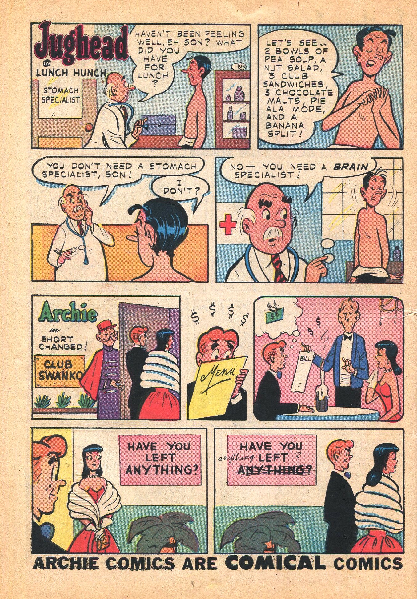 Read online Archie's Joke Book Magazine comic -  Issue #26 - 34