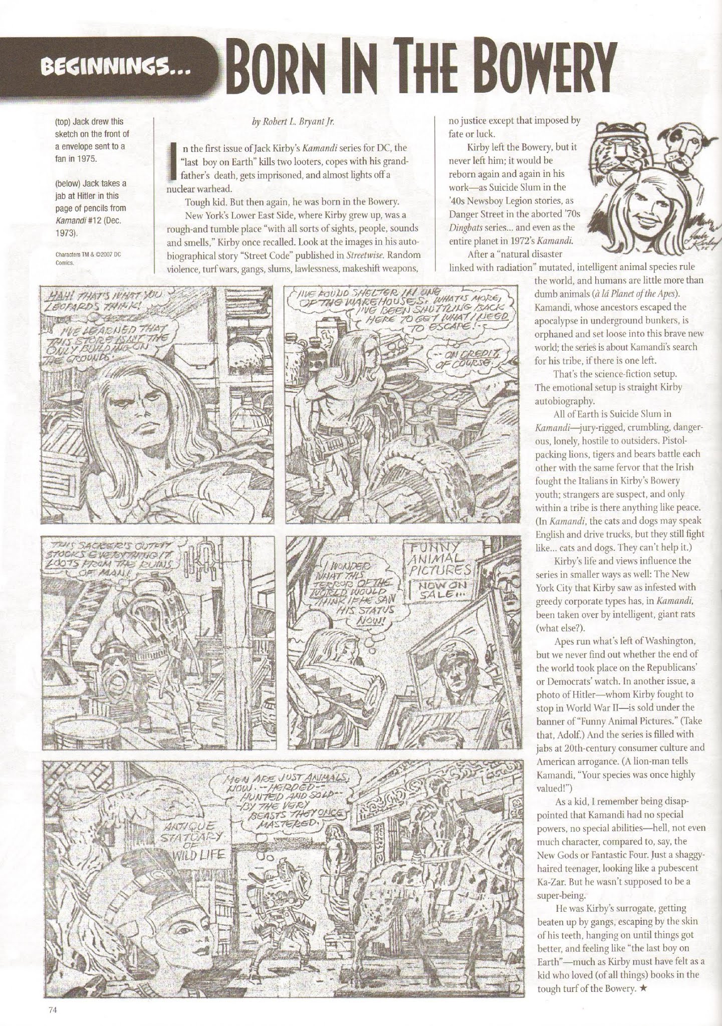 Read online The Jack Kirby Collector comic -  Issue #49 - 75