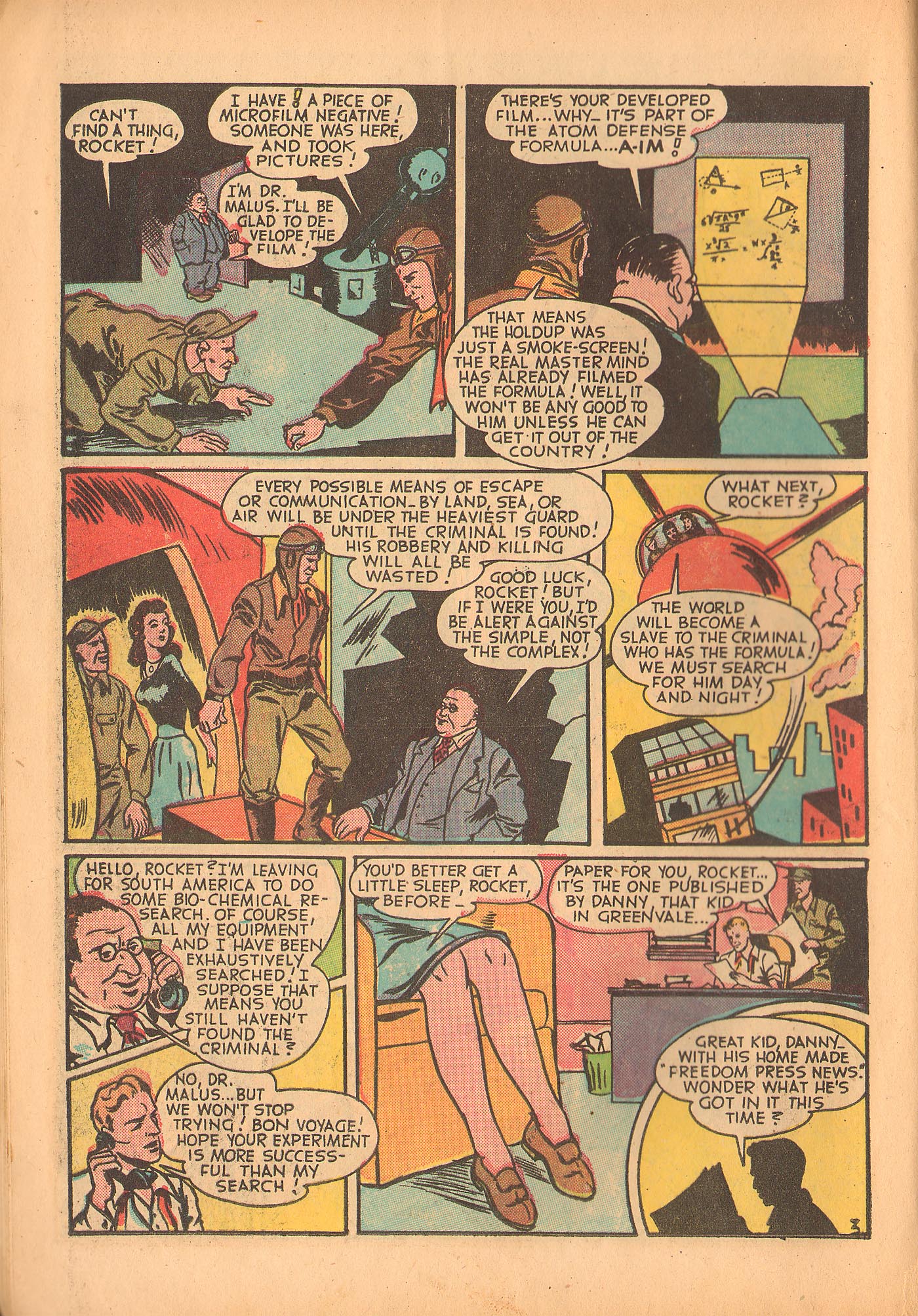 Read online Rocket Kelly (1945) comic -  Issue #4 - 16