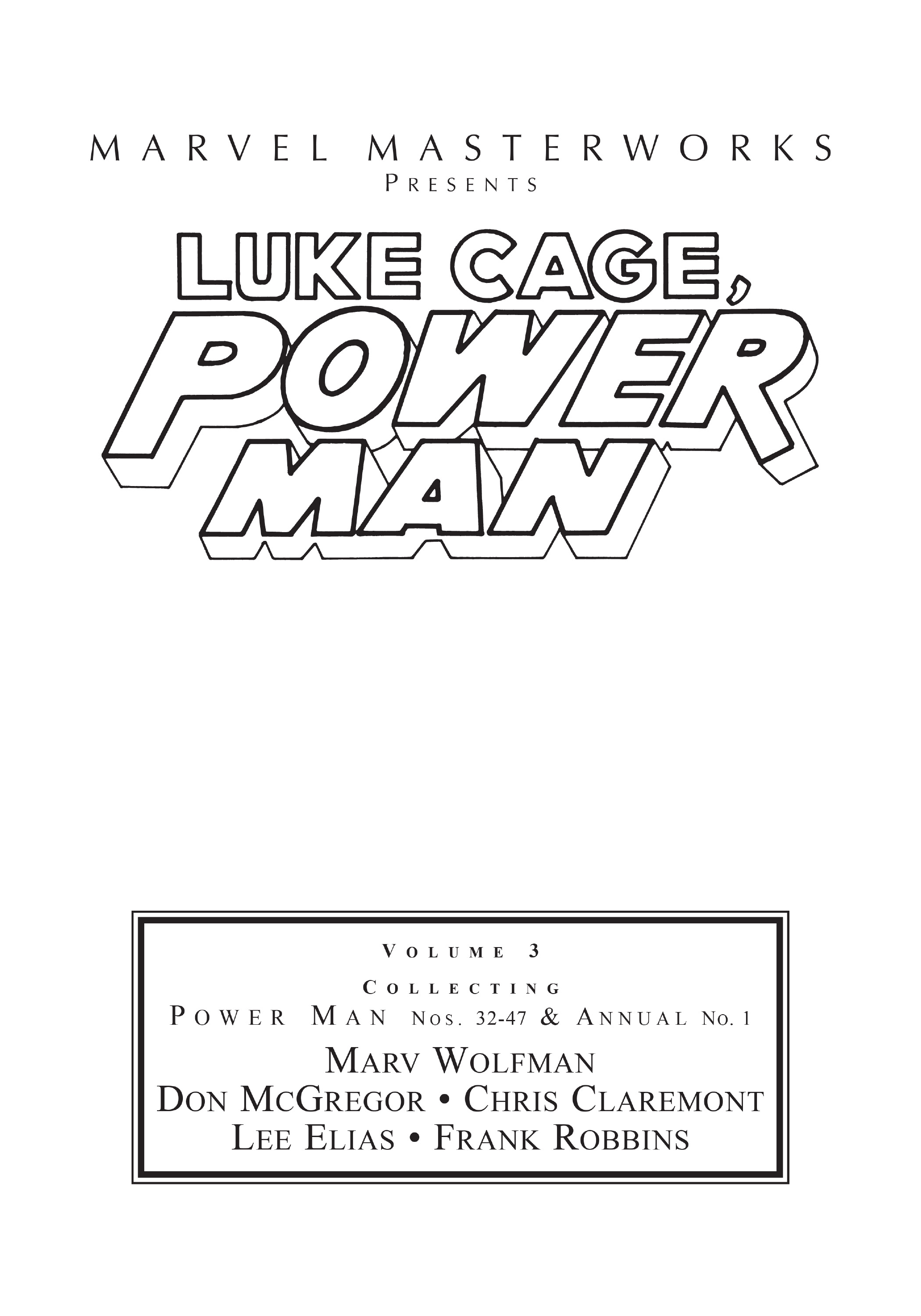 Read online Marvel Masterworks: Luke Cage, Power Man comic -  Issue # TPB 3 (Part 1) - 2