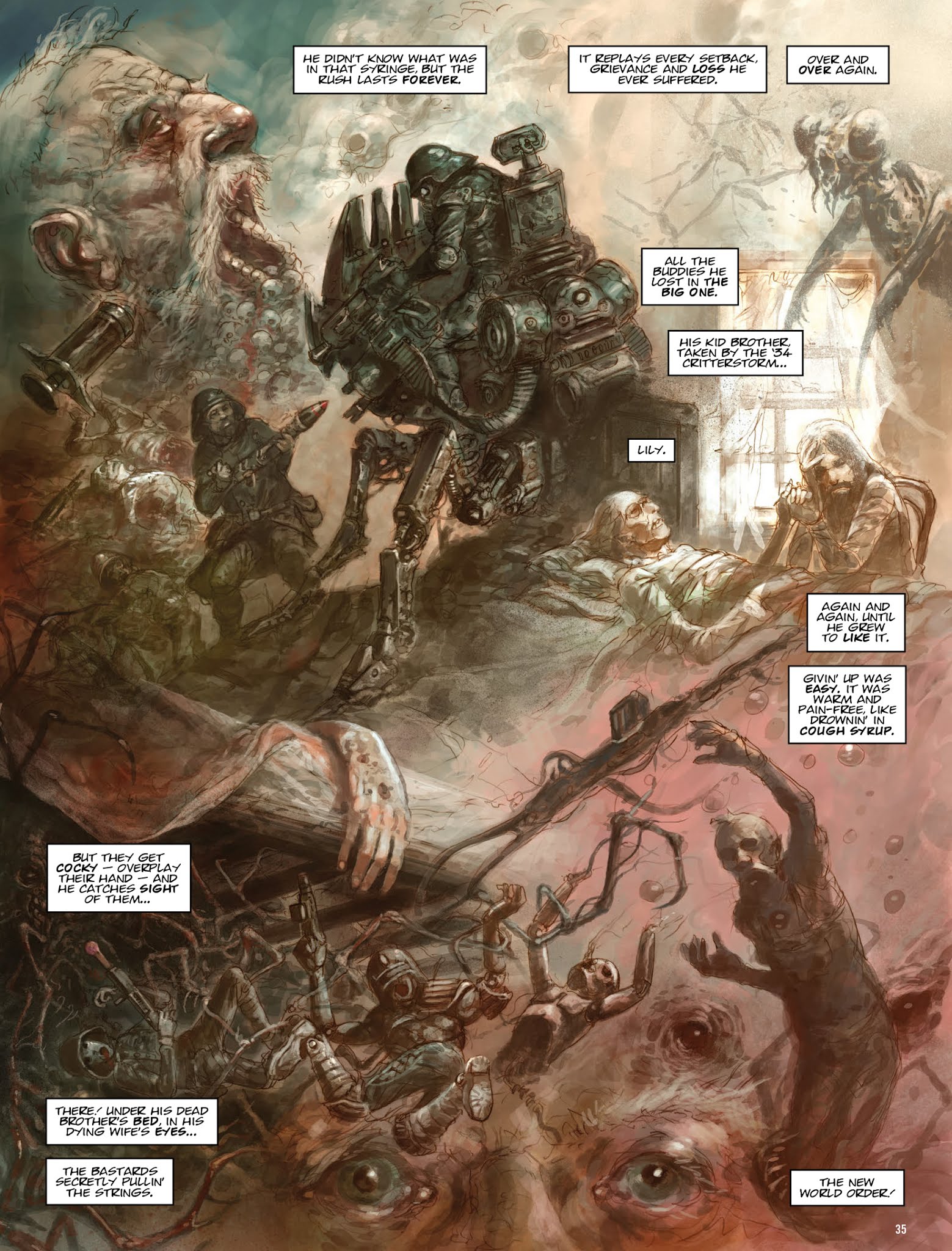 Read online The Dark Judges: The Fall of Deadworld comic -  Issue # TPB - 36