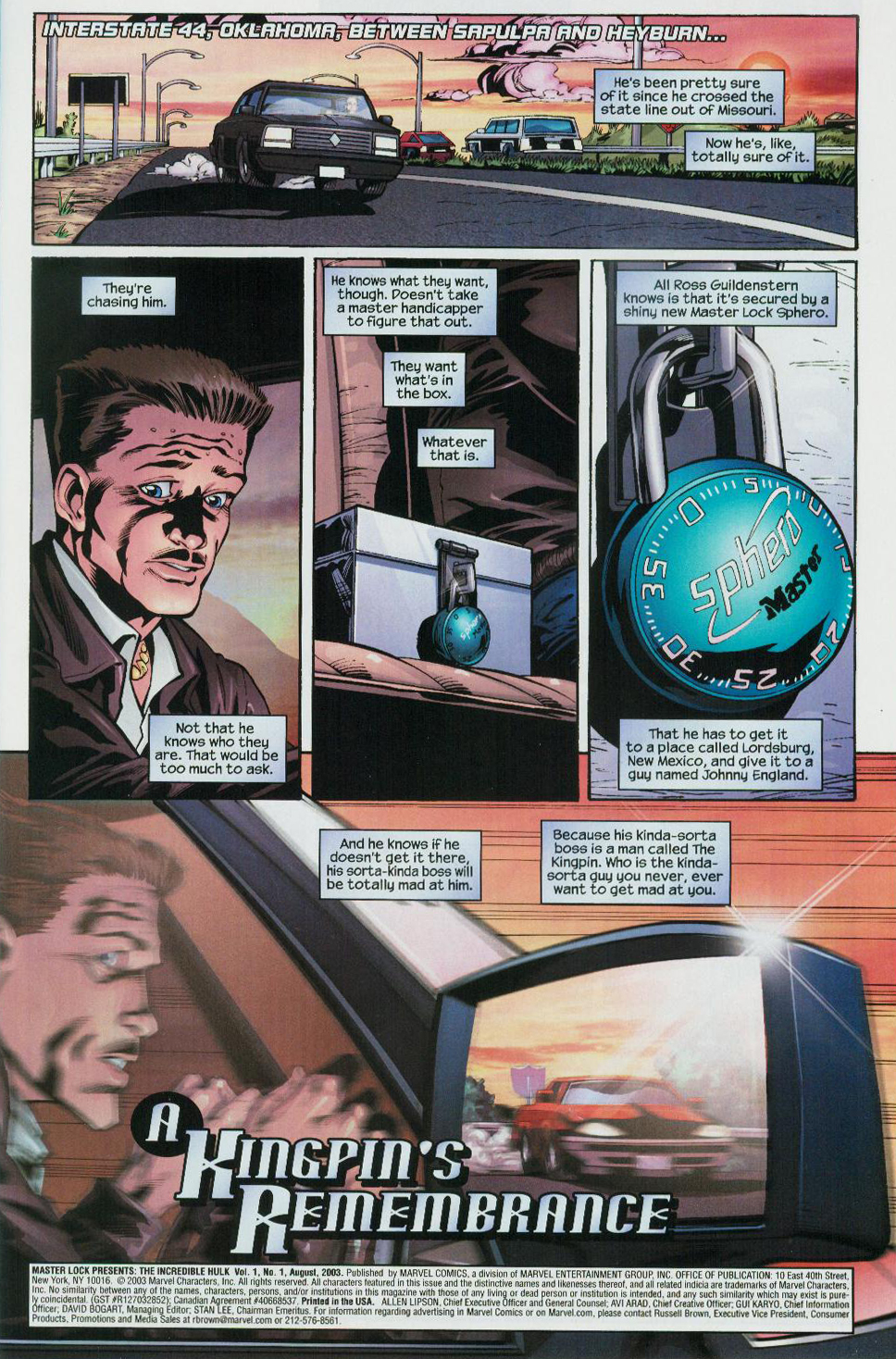 Read online Masterlock Presents: The Incredible Hulk comic -  Issue # Full - 2