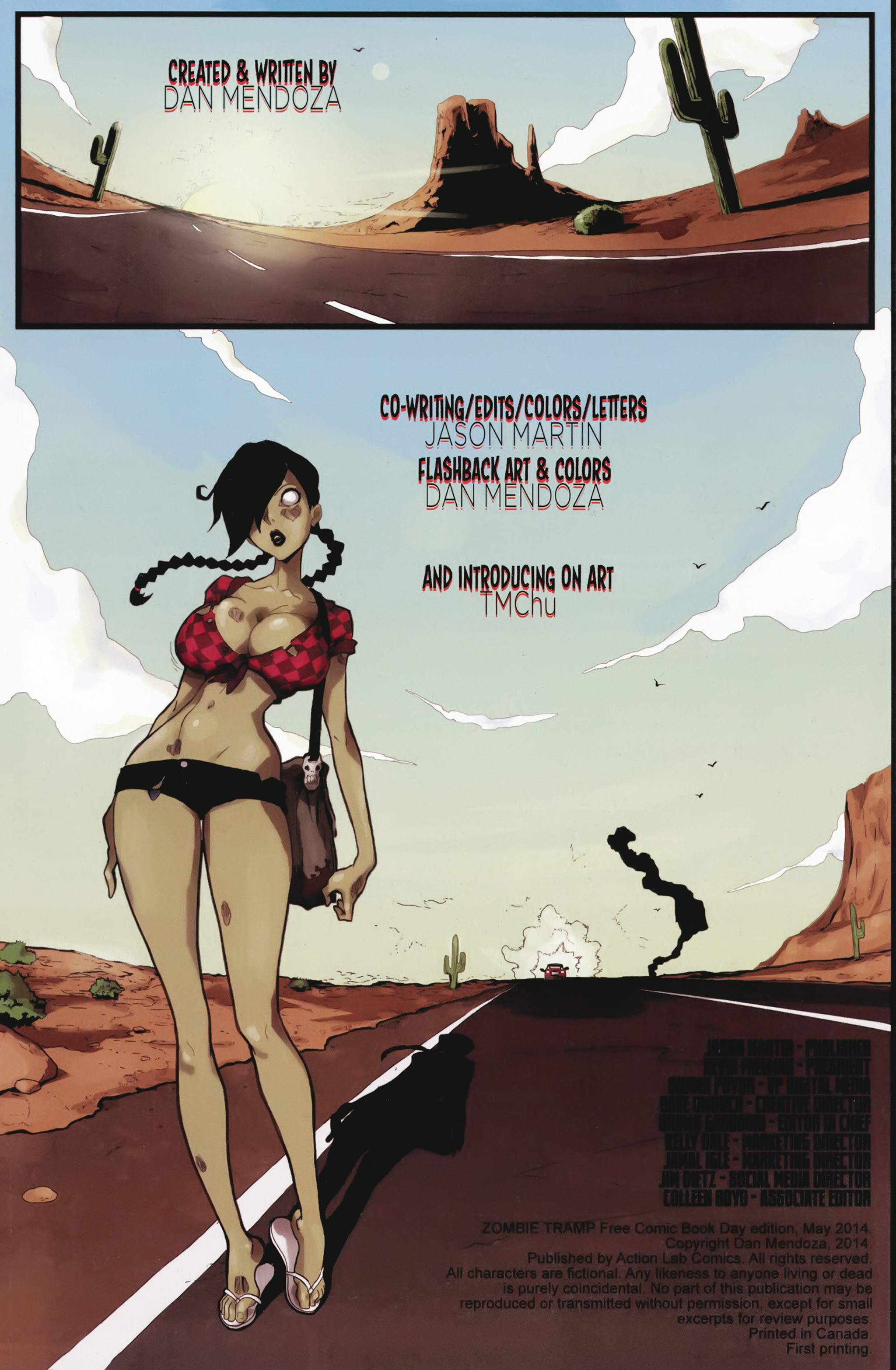 Read online Free Comic Book Day 2014 comic -  Issue # Zombie Tramp and Ehmm Theory FCBD Edtion - 3
