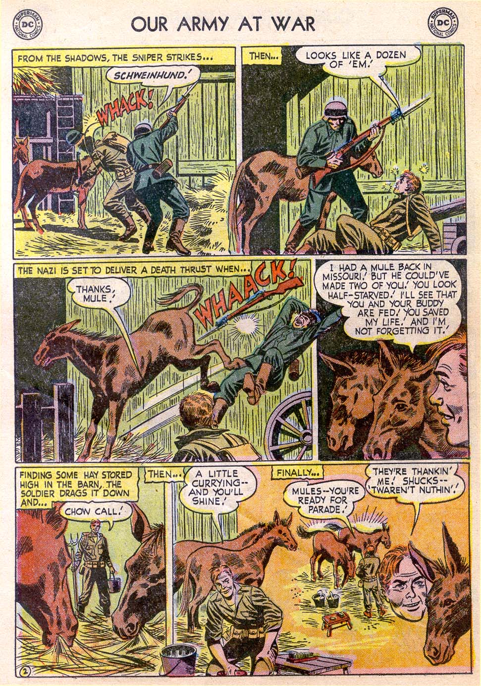 Read online Our Army at War (1952) comic -  Issue #29 - 11