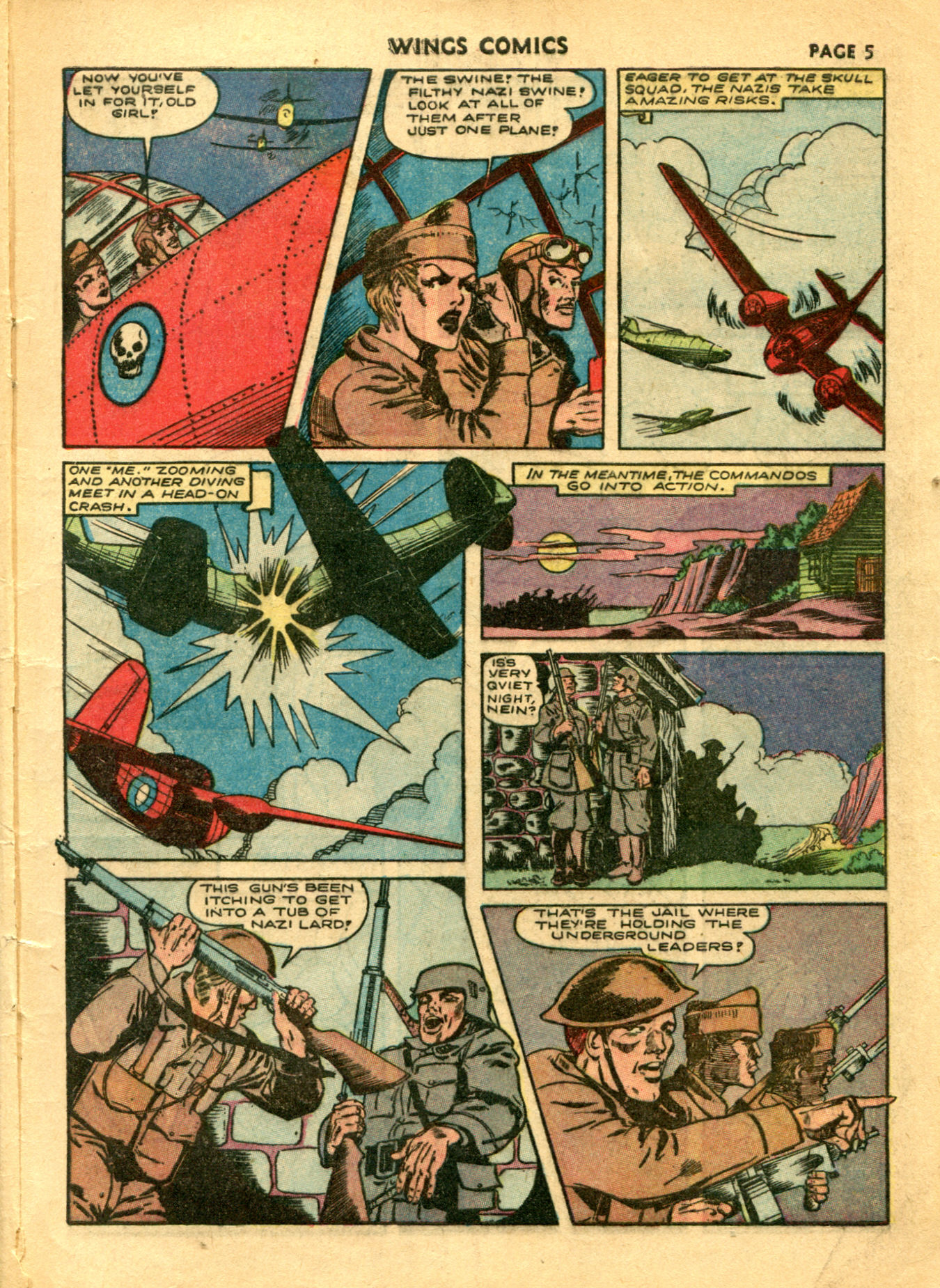 Read online Wings Comics comic -  Issue #25 - 7