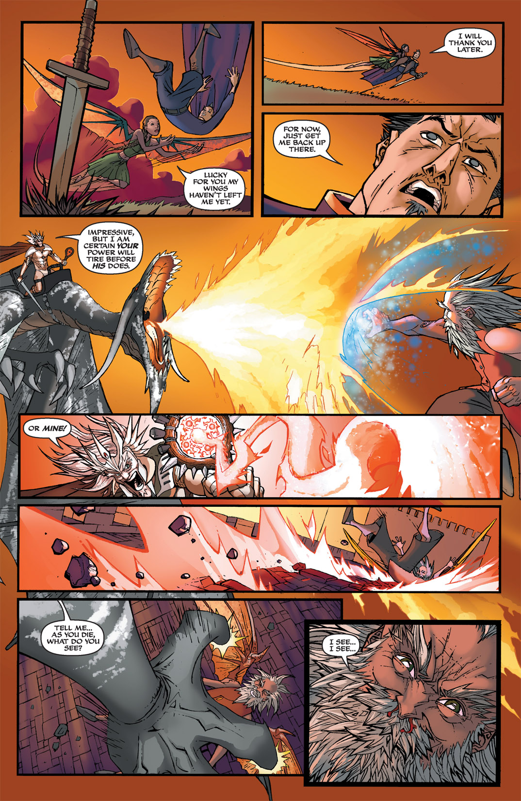 Read online Michael Turner's Soulfire: Dying Of The Light comic -  Issue #4 - 19