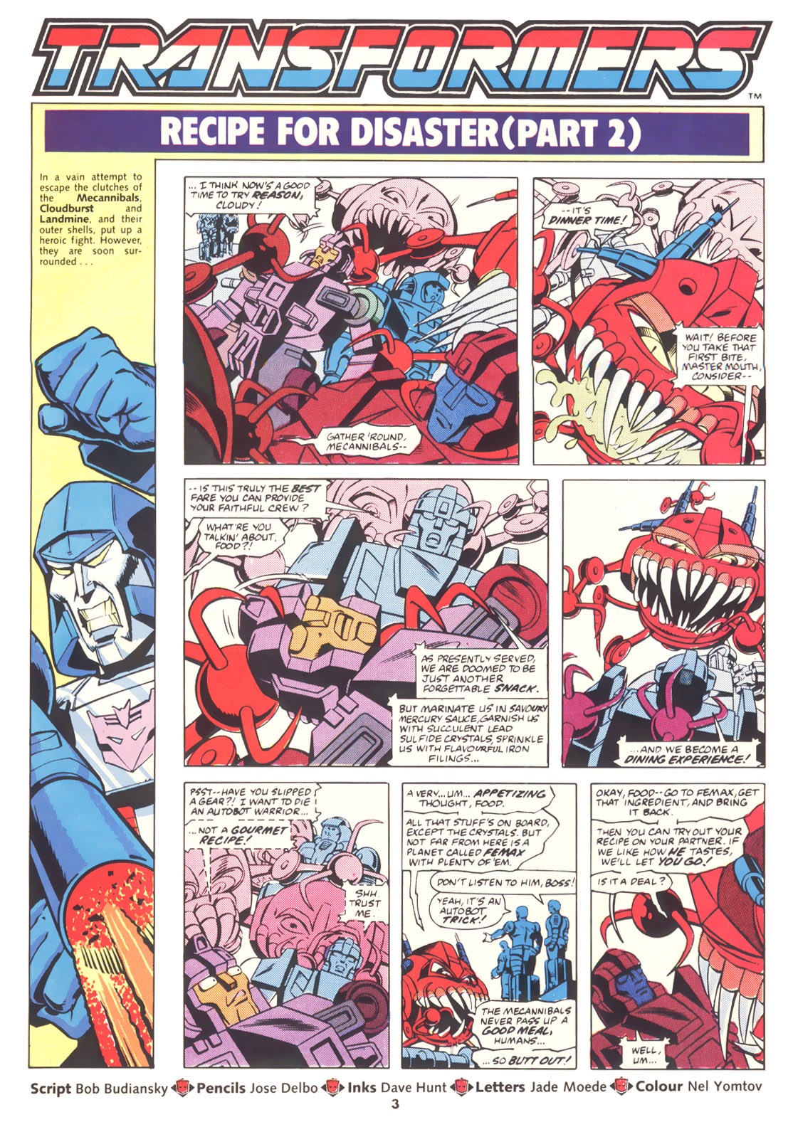Read online The Transformers (UK) comic -  Issue #218 - 3