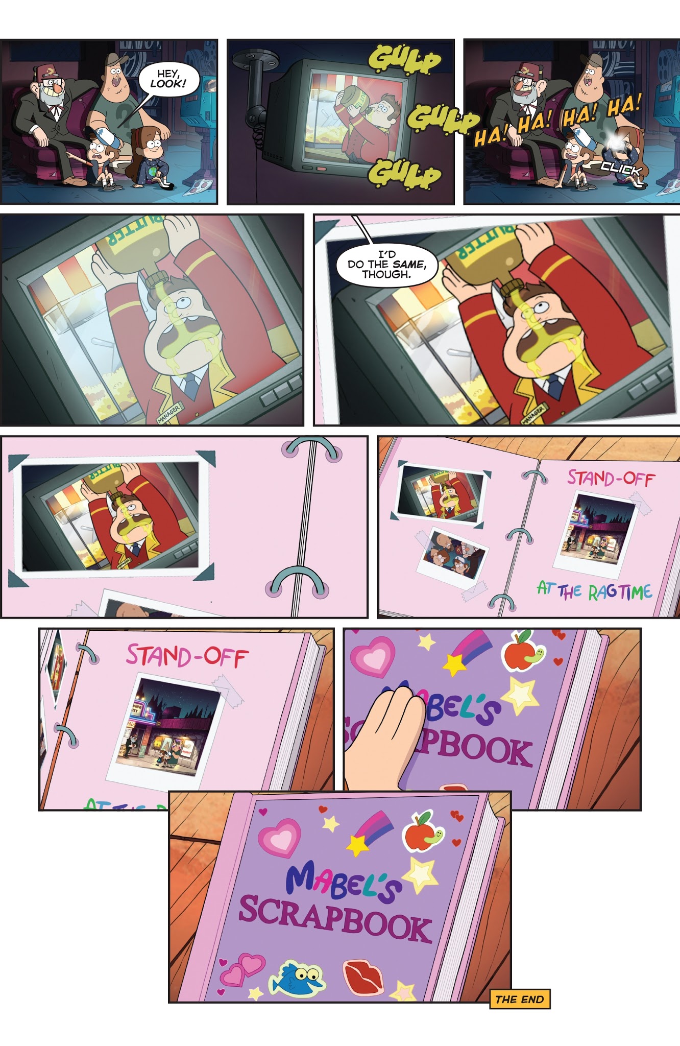 Read online Disney Gravity Falls Shorts Cinestory Comic comic -  Issue #4 - 29