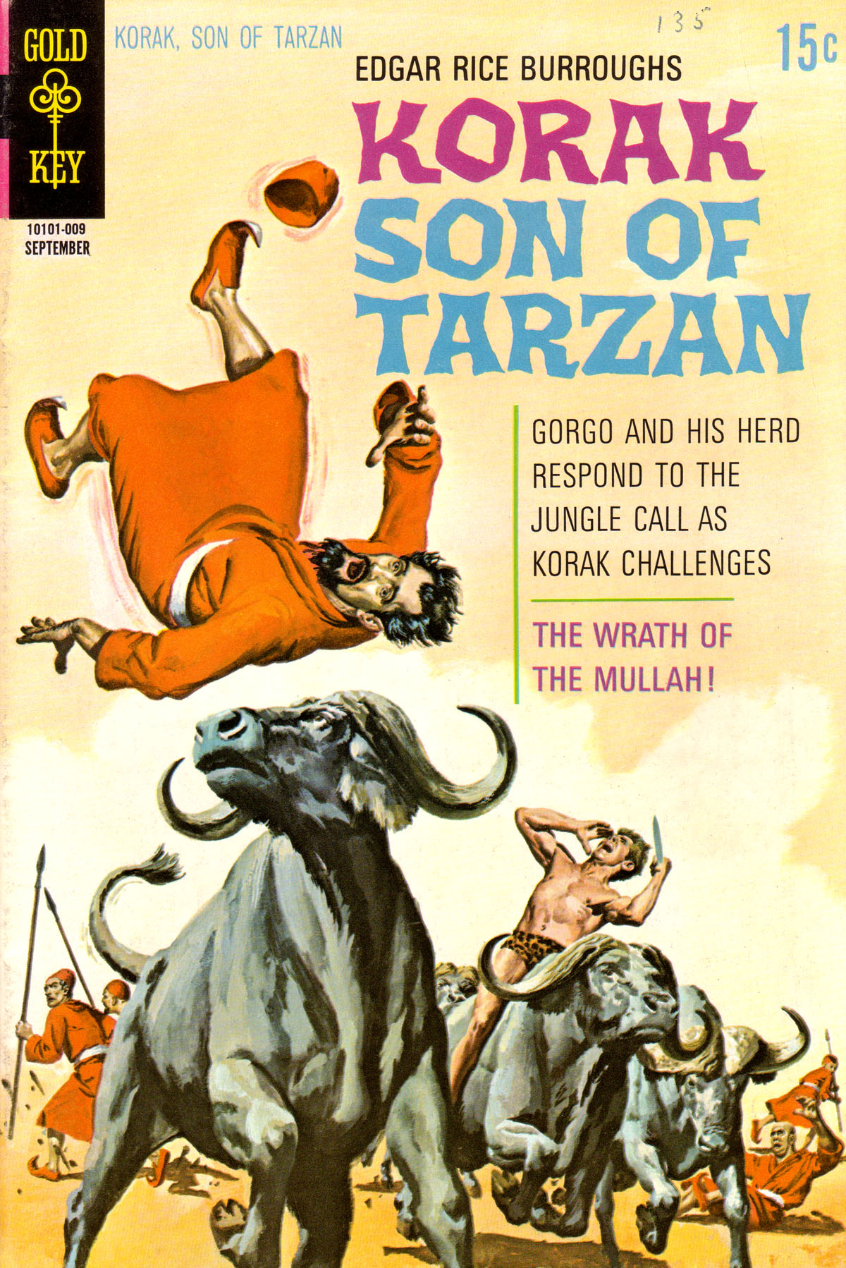 Read online Korak, Son of Tarzan (1964) comic -  Issue #37 - 1