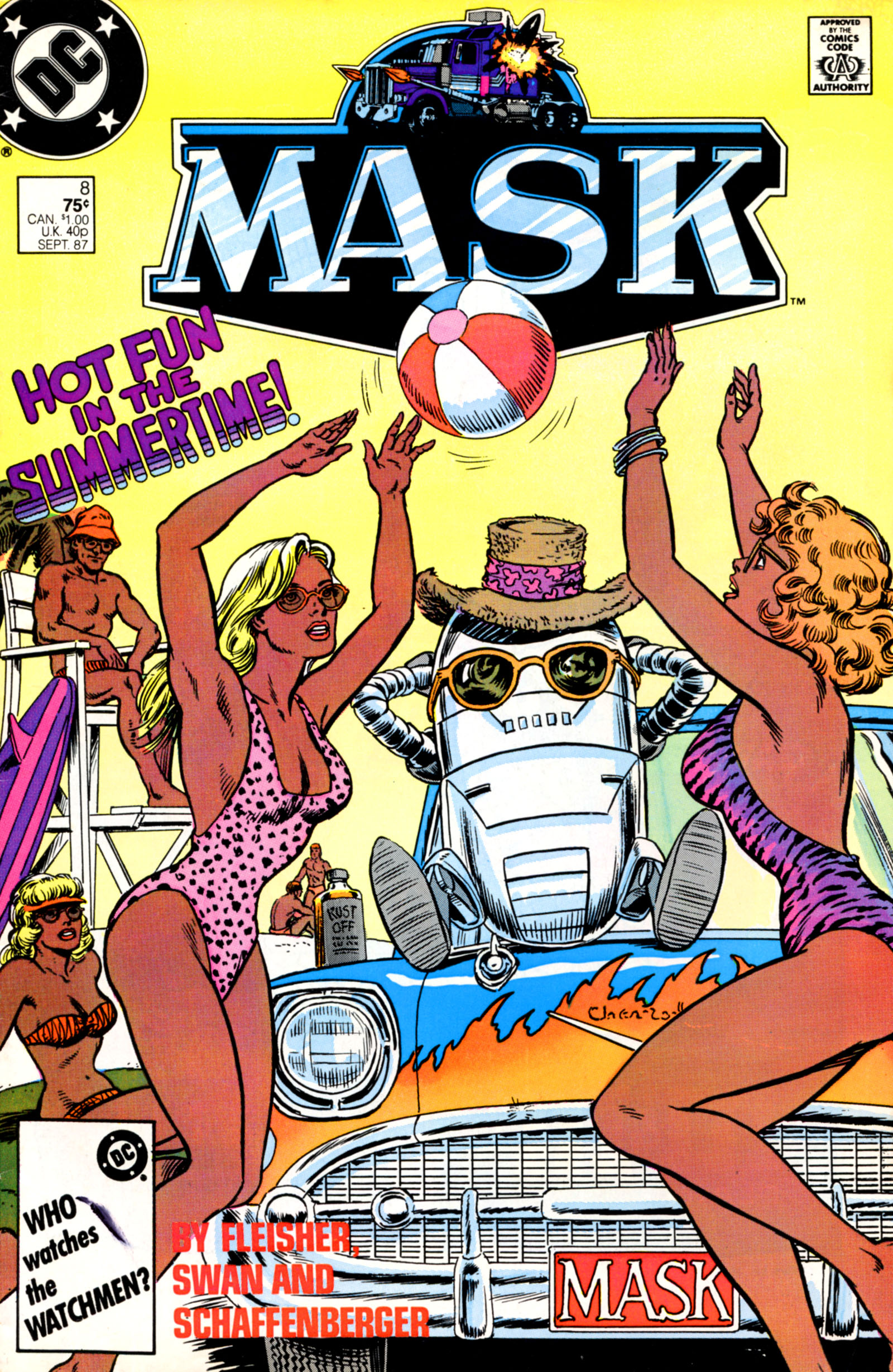 Read online MASK (1987) comic -  Issue #8 - 1