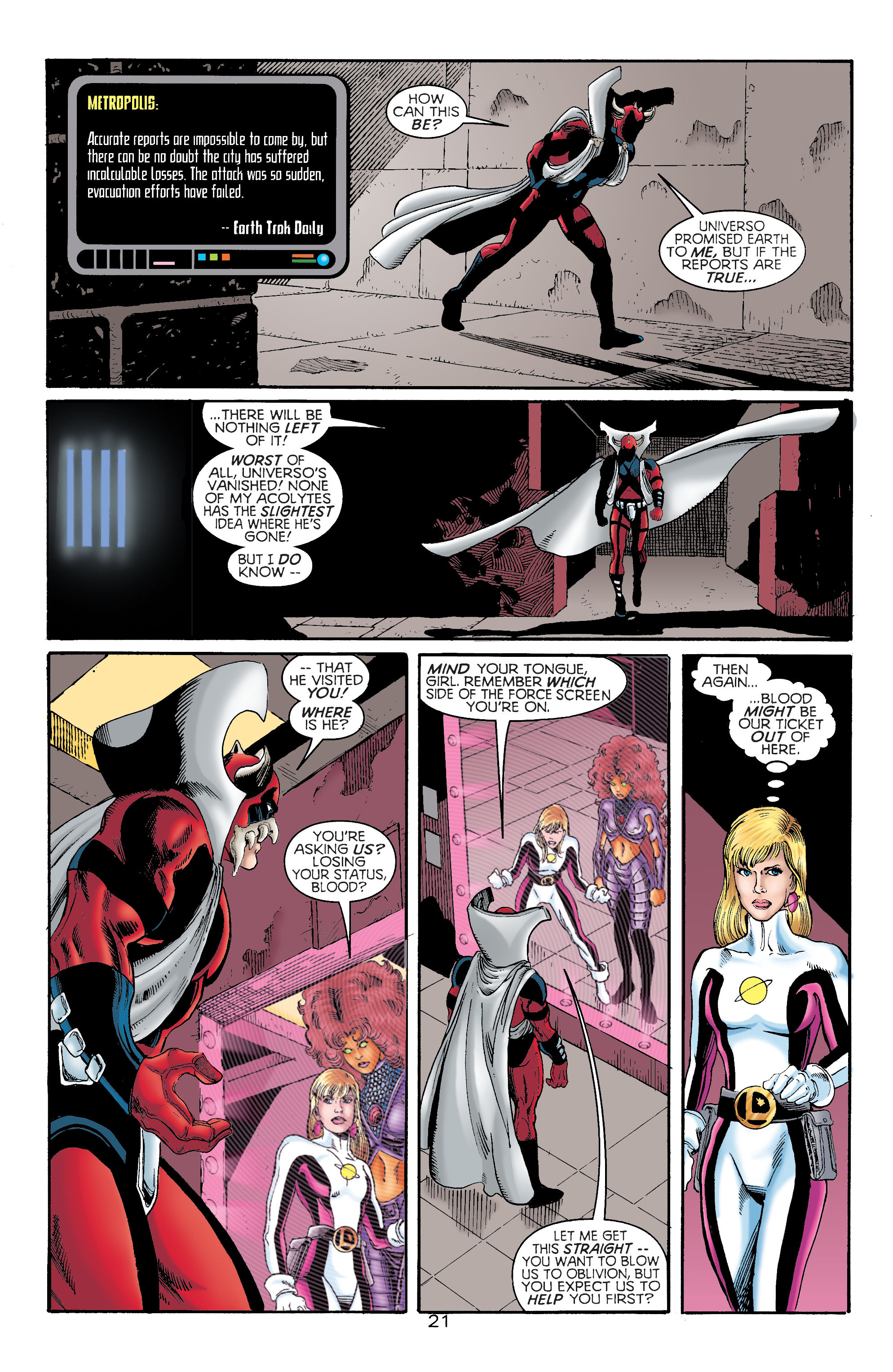 Read online Titans/Legion of Super-Heroes: Universe Ablaze comic -  Issue #4 - 23