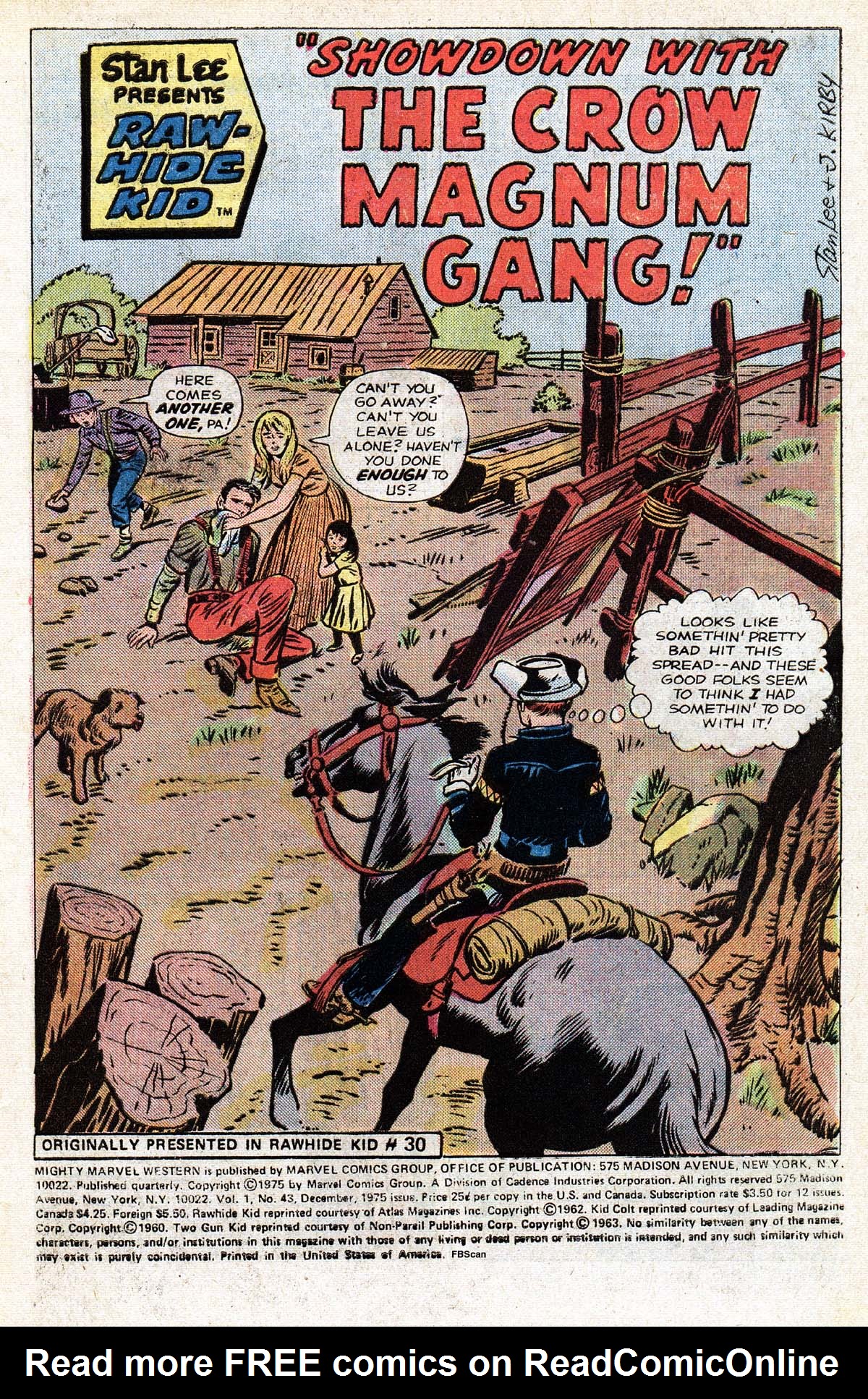 Read online The Mighty Marvel Western comic -  Issue #43 - 2