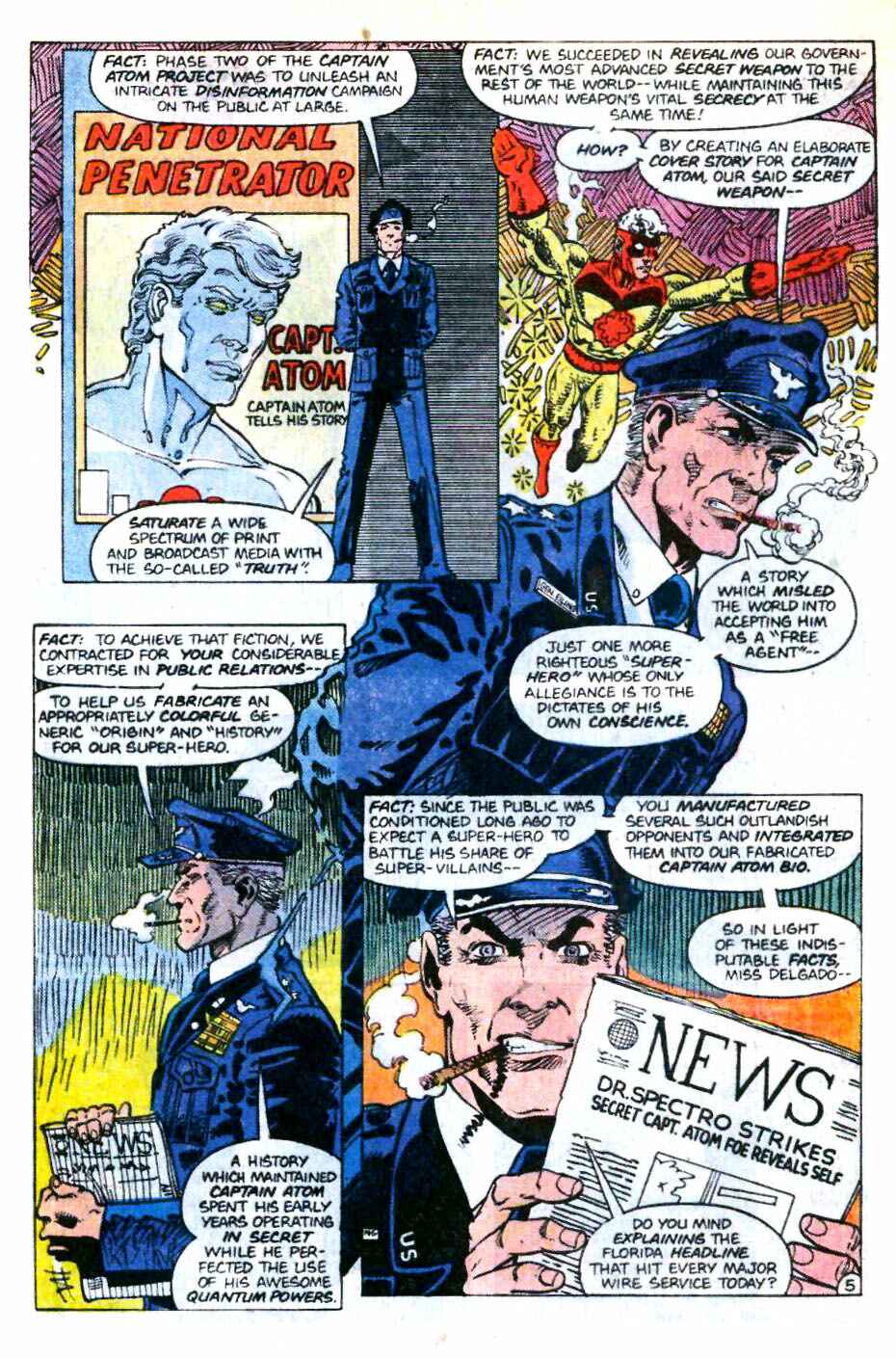 Read online Captain Atom (1987) comic -  Issue #6 - 6
