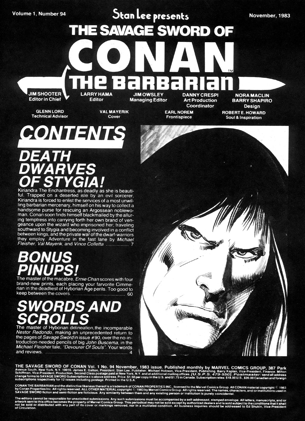 Read online The Savage Sword Of Conan comic -  Issue #94 - 3