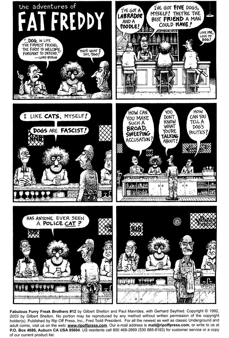 Read online The Fabulous Furry Freak Brothers comic -  Issue #12 - 2