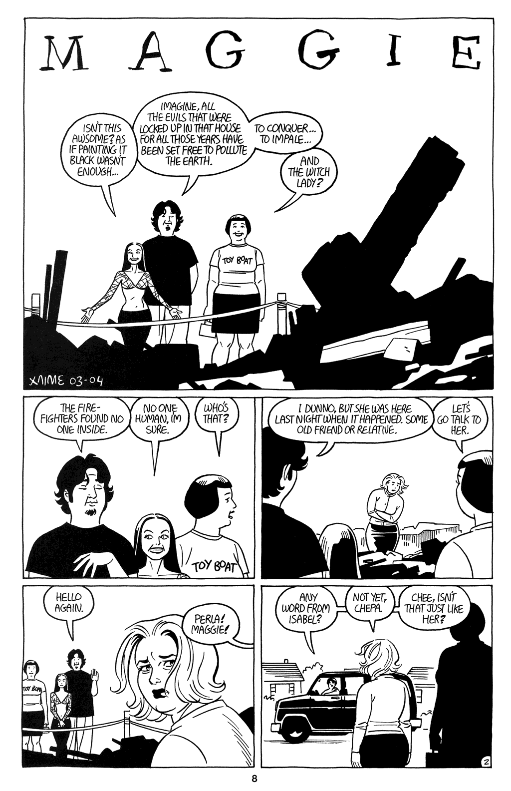 Read online Love and Rockets (2001) comic -  Issue #10 - 10