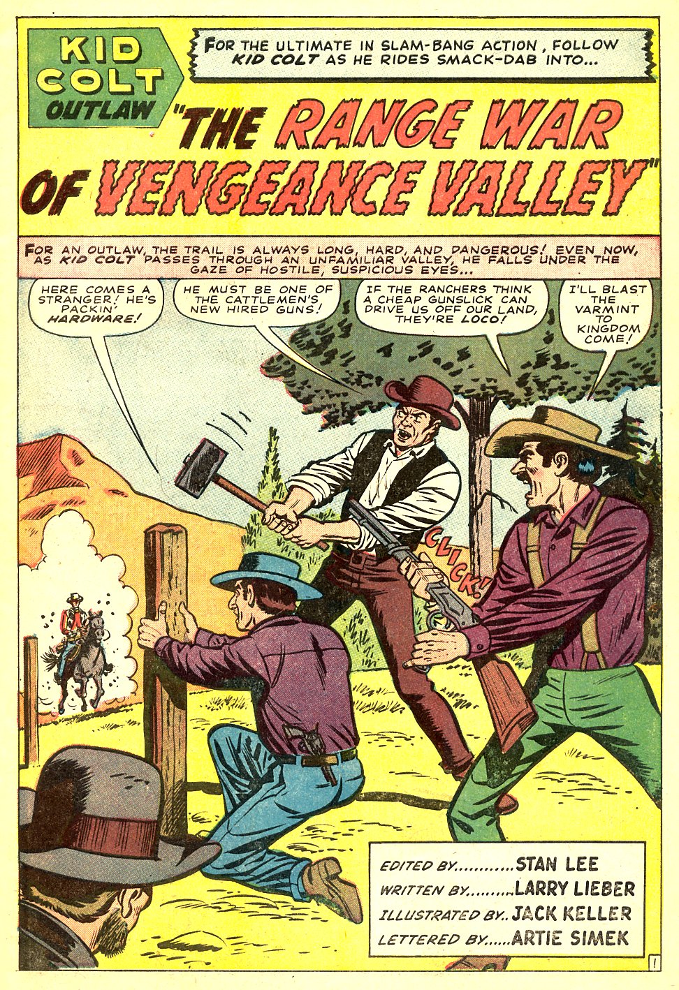 Read online Kid Colt Outlaw comic -  Issue #129 - 3