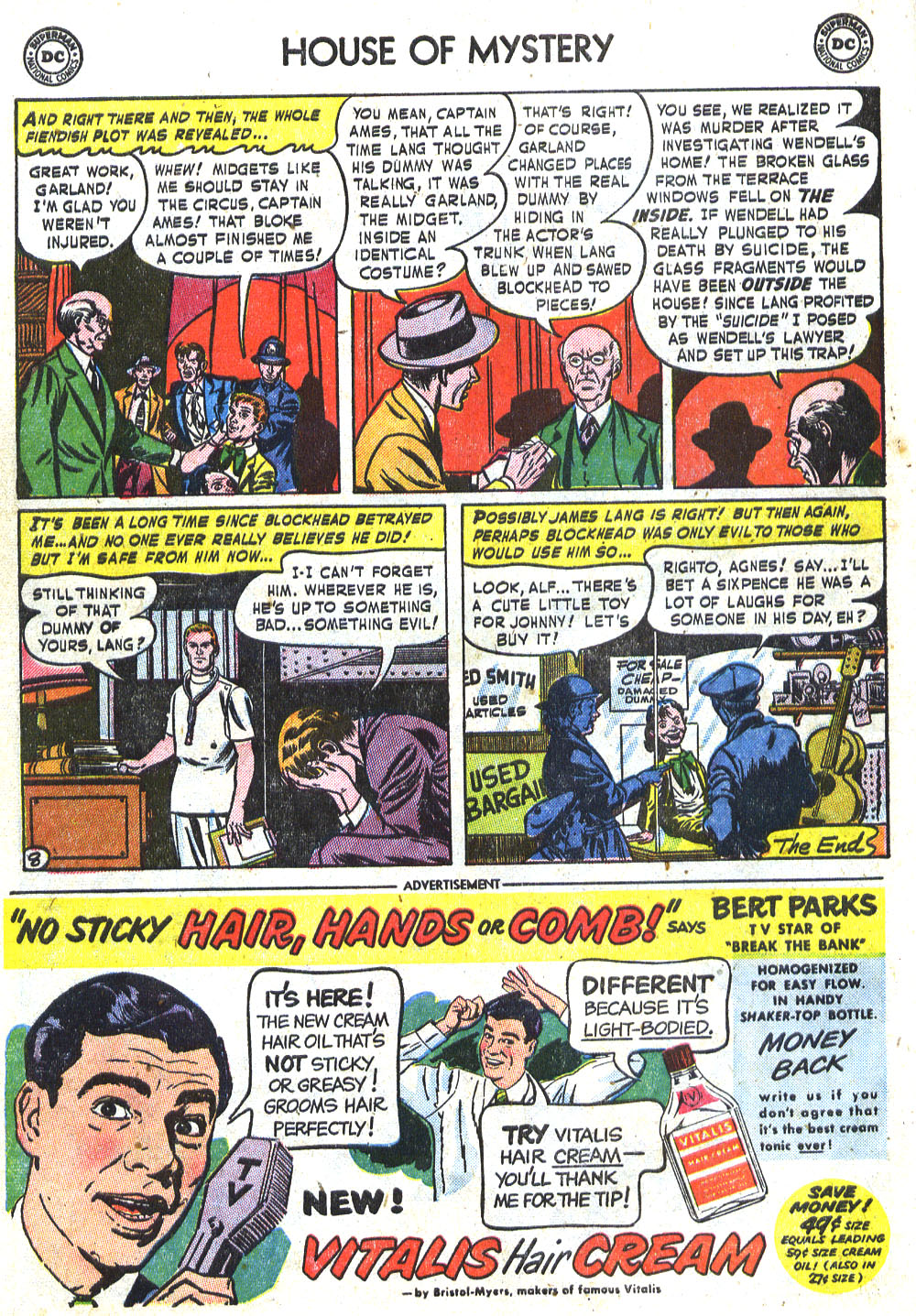 Read online House of Mystery (1951) comic -  Issue #3 - 10