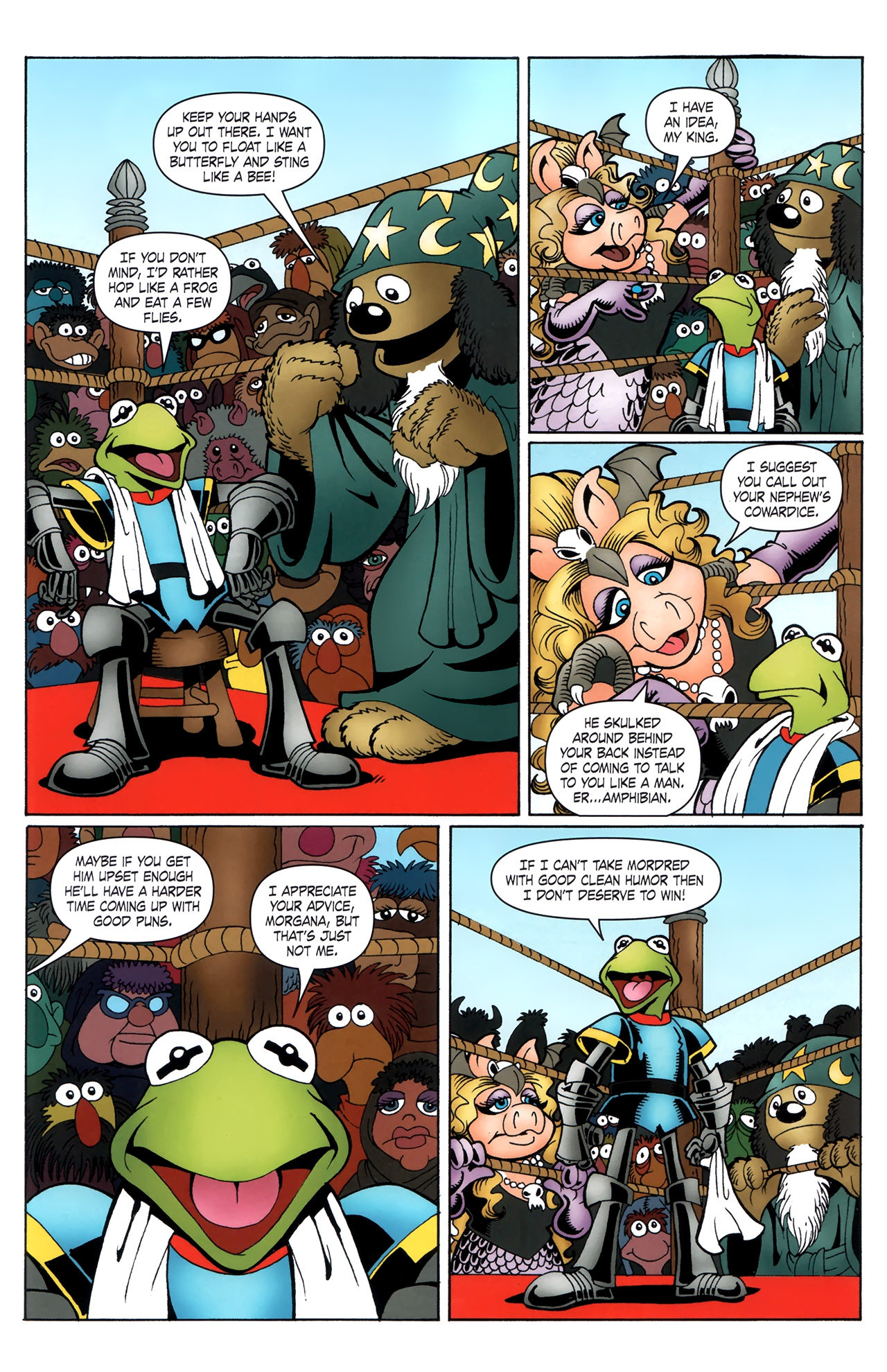 Read online Muppet King Arthur comic -  Issue #4 - 10