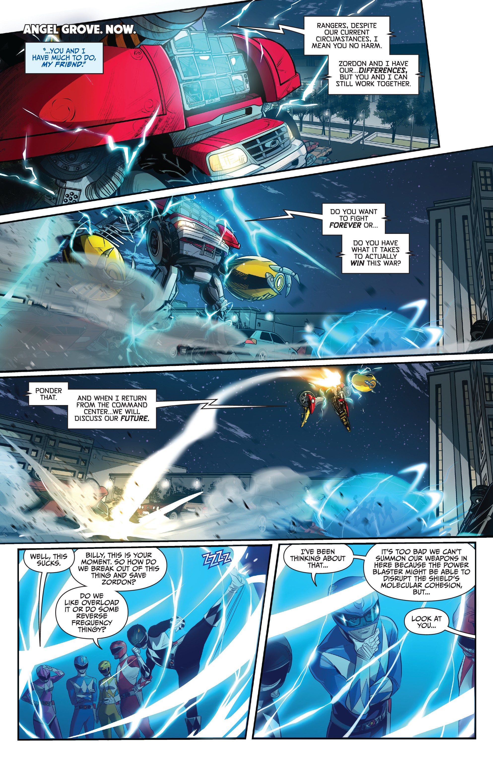 Read online Saban's Go Go Power Rangers: Forever Rangers comic -  Issue # Full - 5