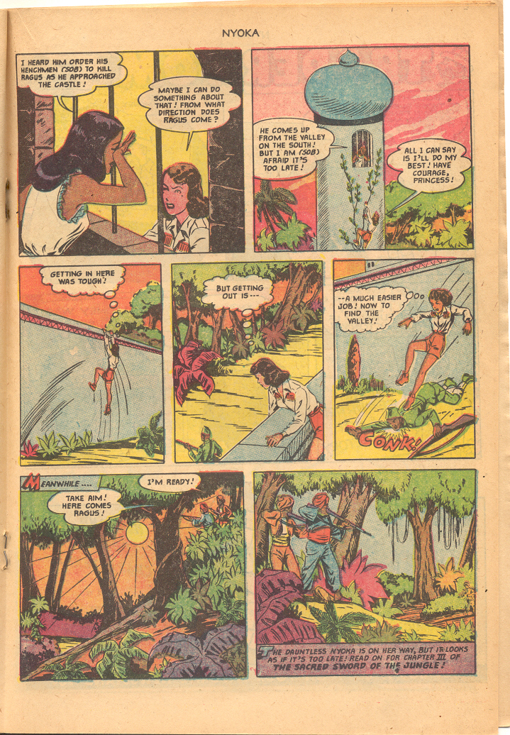 Read online Nyoka the Jungle Girl (1945) comic -  Issue #61 - 19