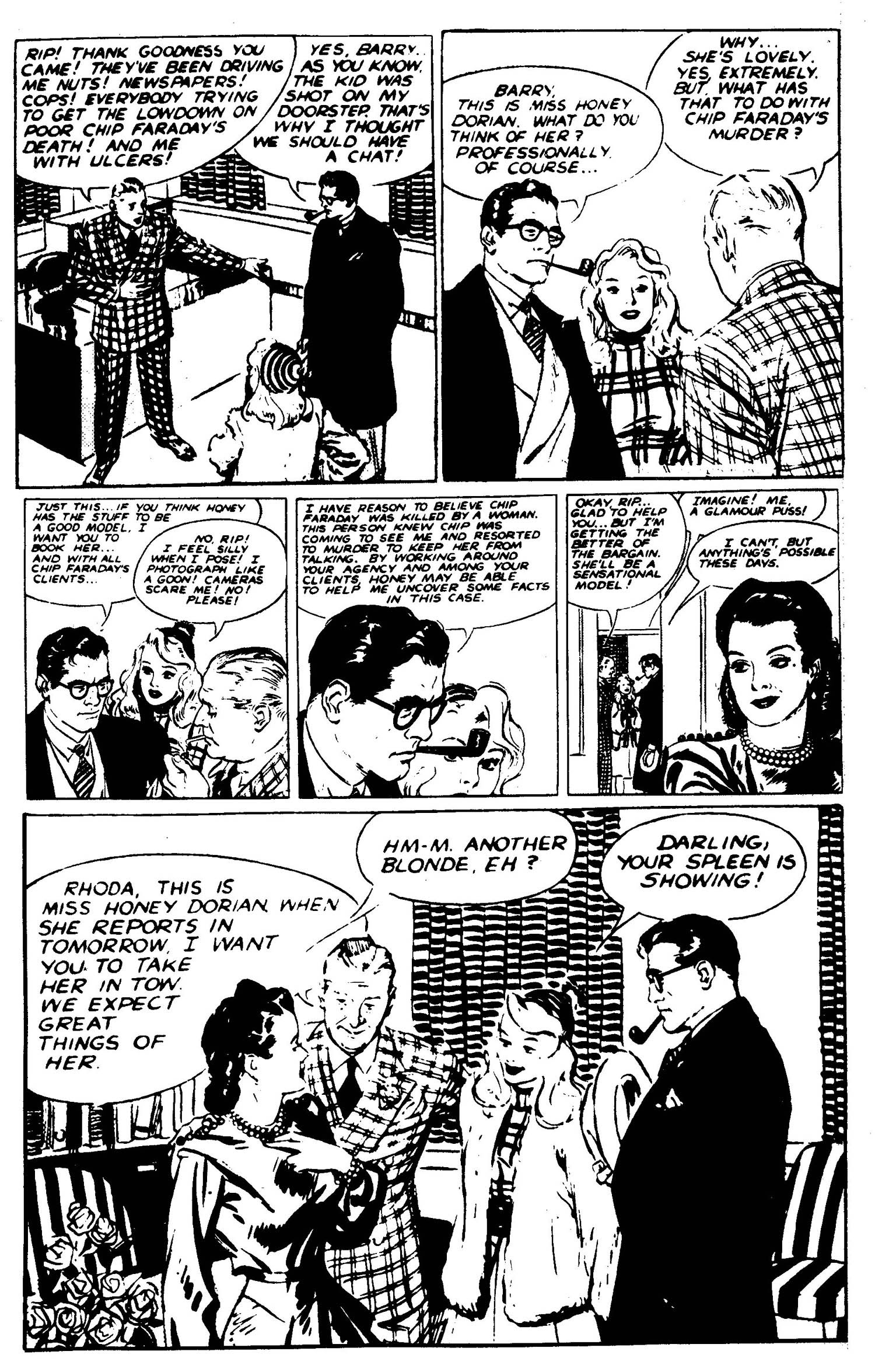 Read online Official Rip Kirby comic -  Issue #1 - 10