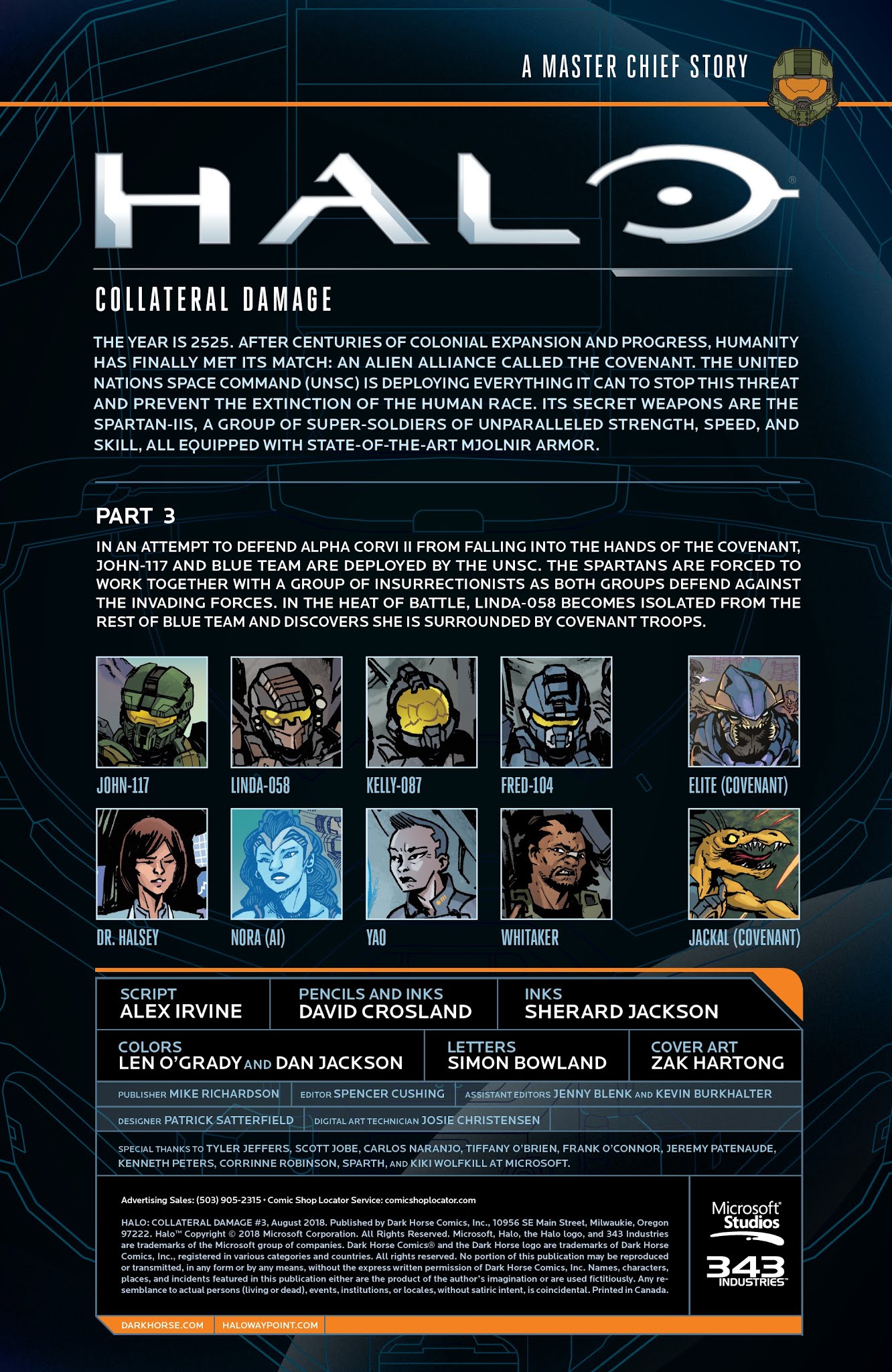Read online Halo: Collateral Damage comic -  Issue #3 - 2