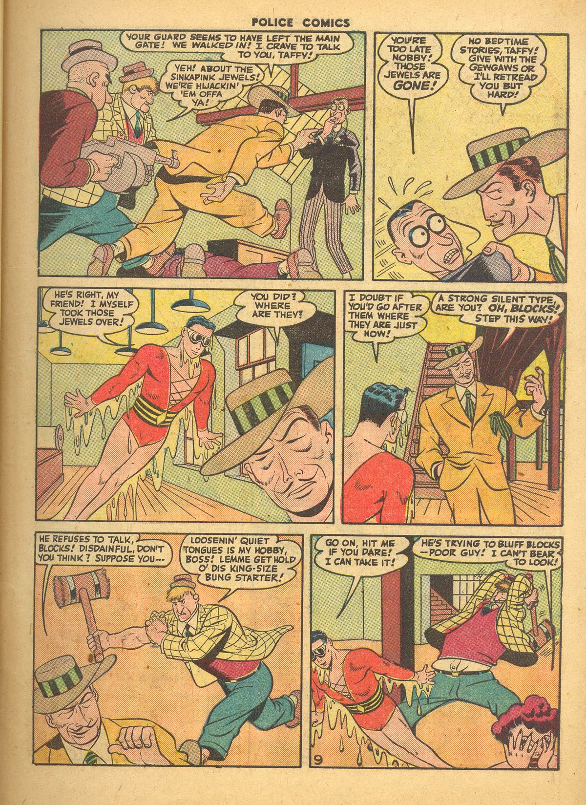 Read online Police Comics comic -  Issue #64 - 11