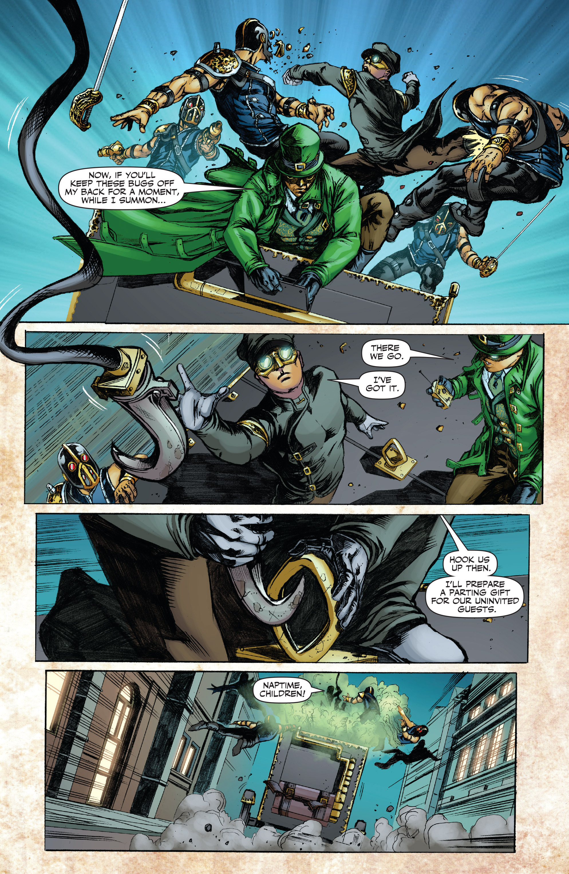 Read online Legenderry: A Steampunk Adventure comic -  Issue #2 - 14