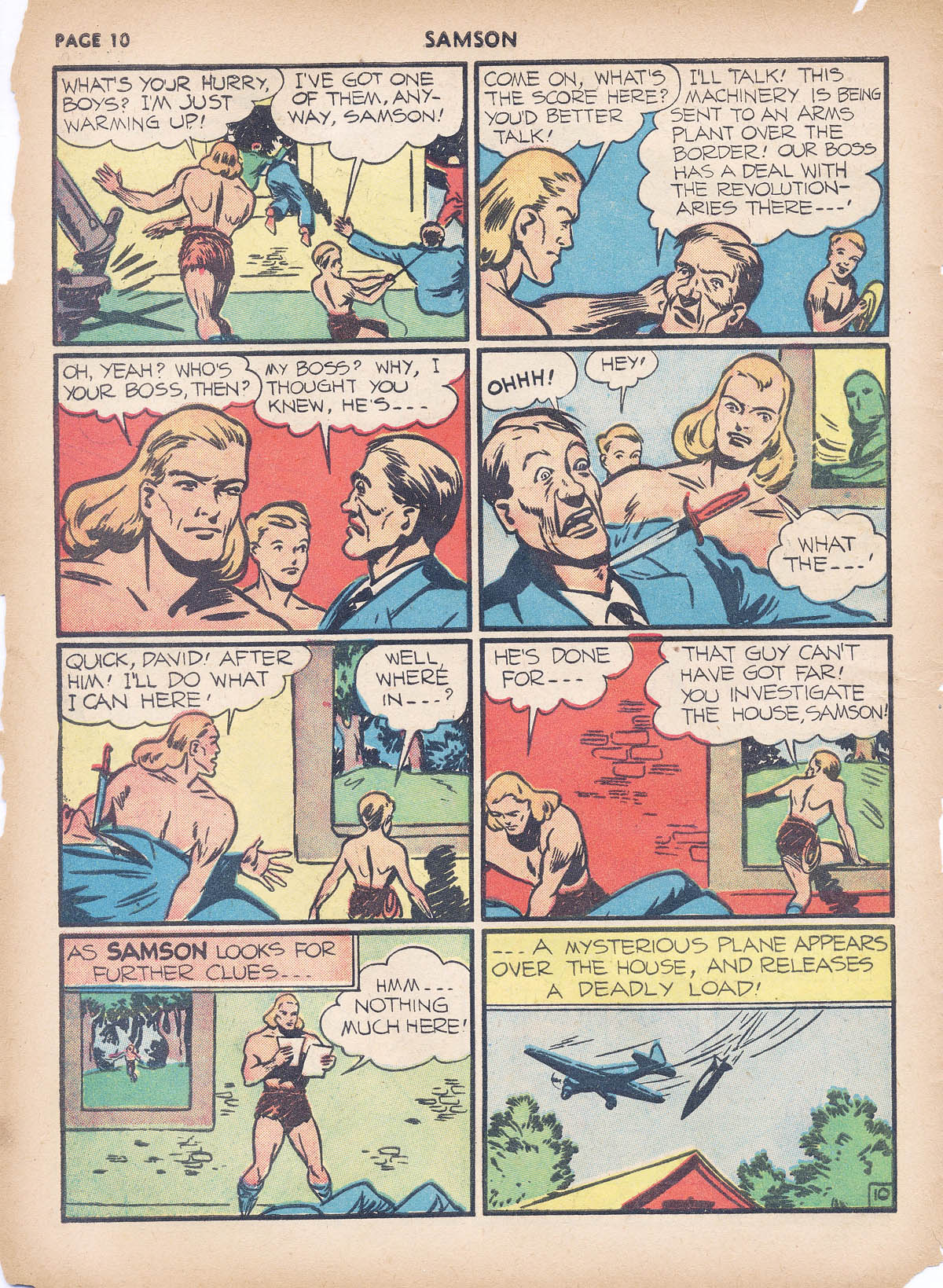 Read online Samson (1940) comic -  Issue #4 - 12