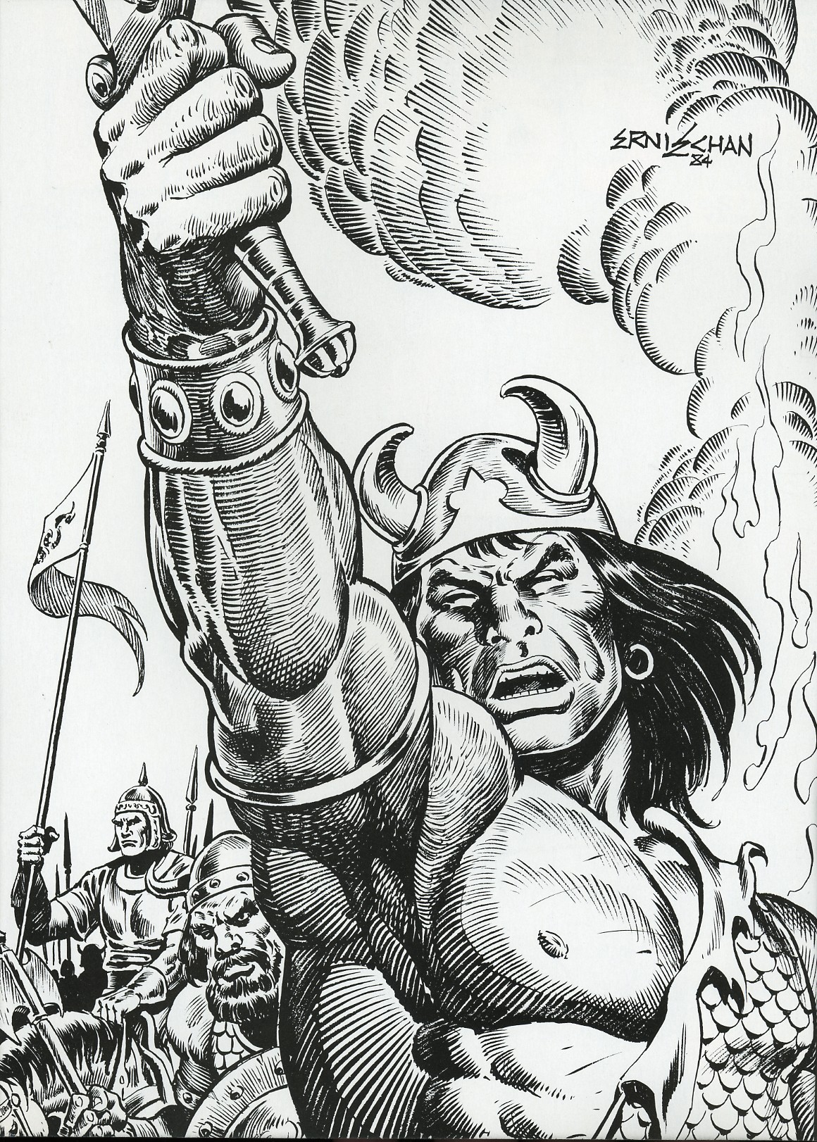 Read online The Savage Sword Of Conan comic -  Issue #124 - 2