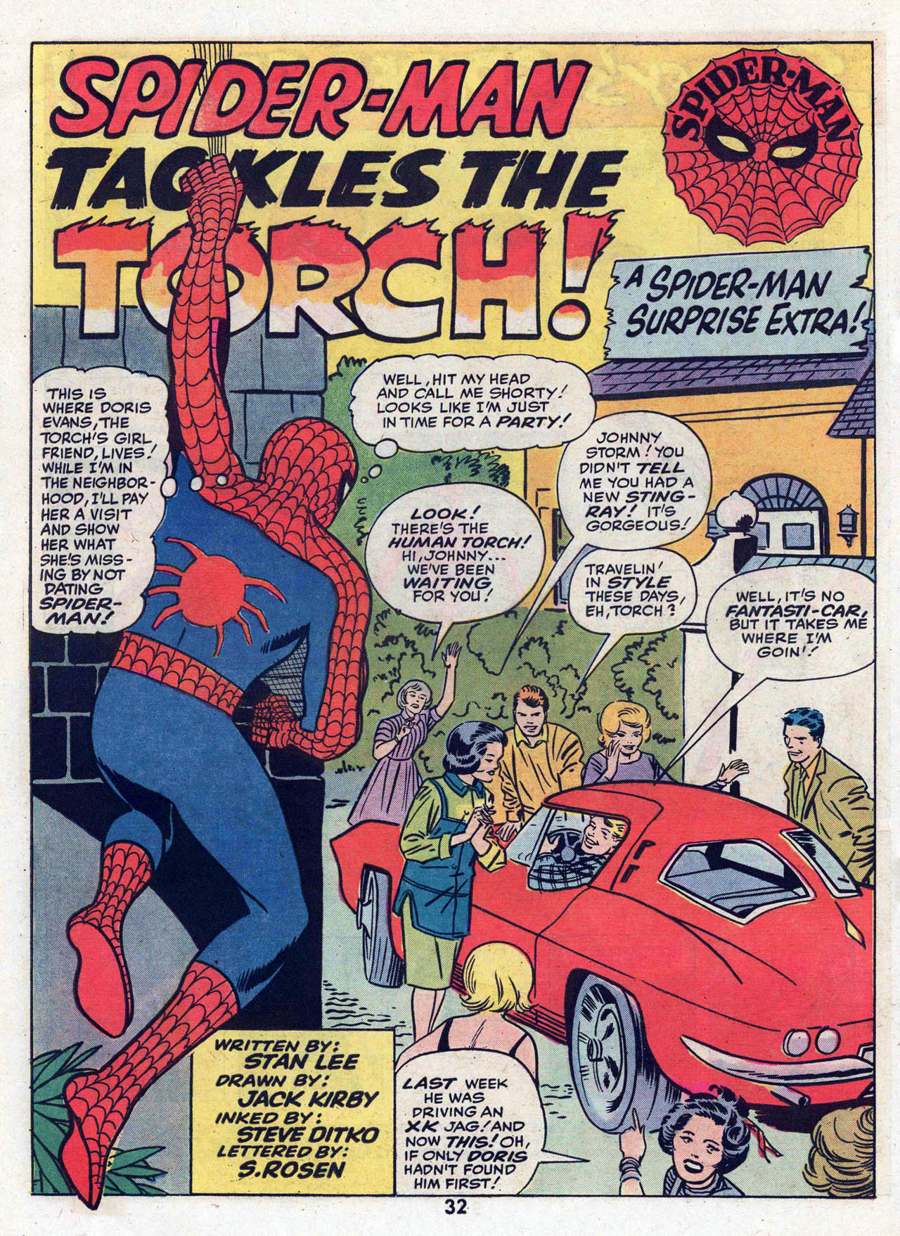 Read online Marvel Treasury Edition comic -  Issue #1 - 32
