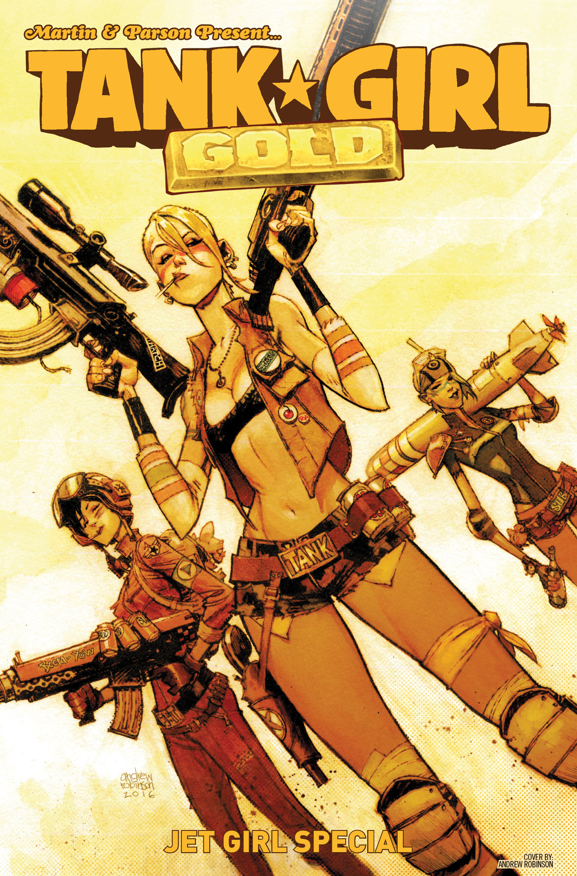 Read online Tank Girl: Gold comic -  Issue #3 - 1